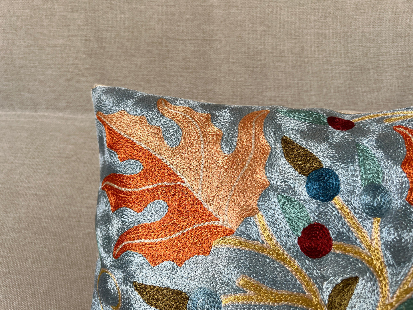 Suzani Hand Embroidered Cushion