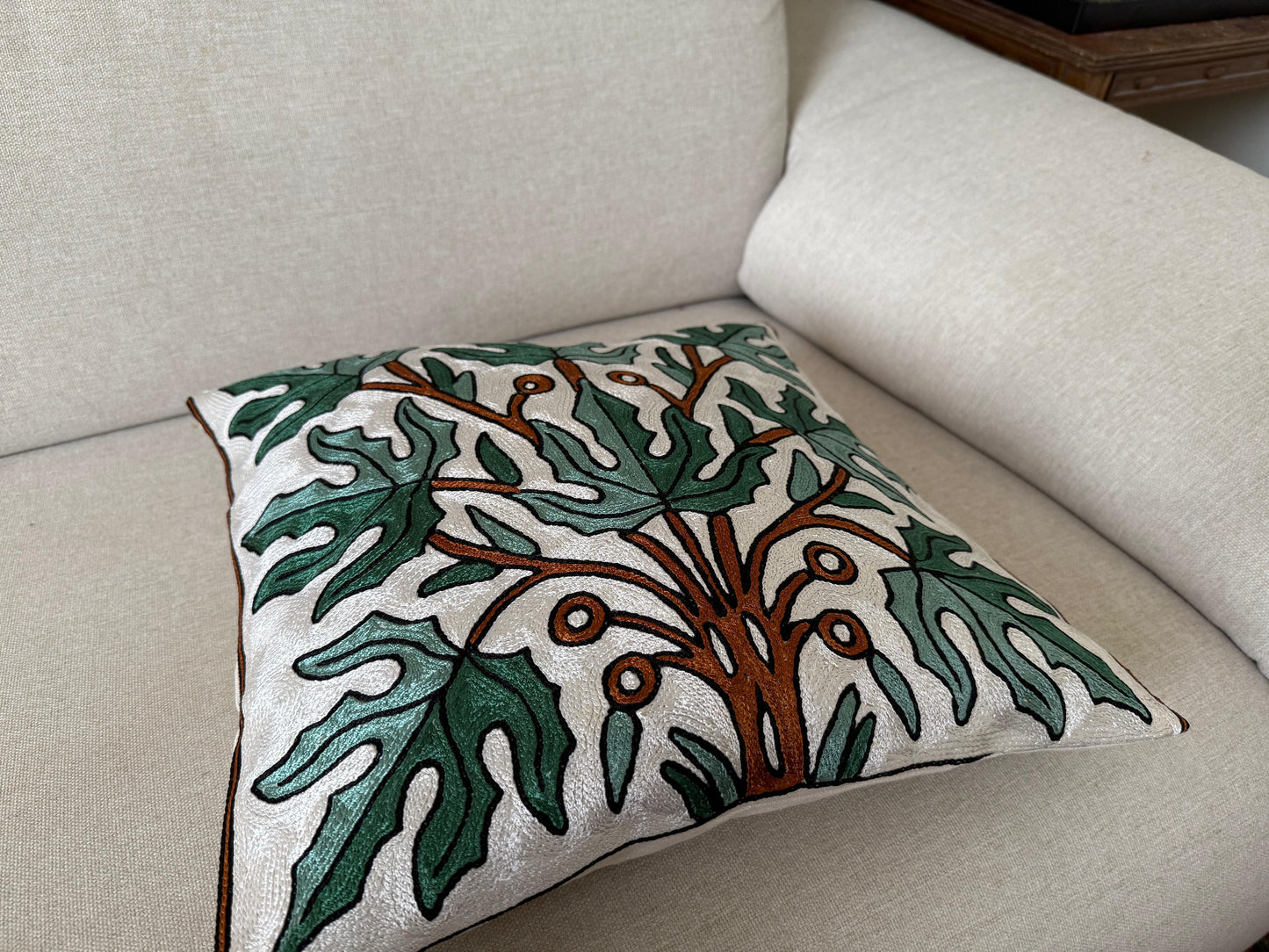 Suzani Hand Embroidered Cushion
