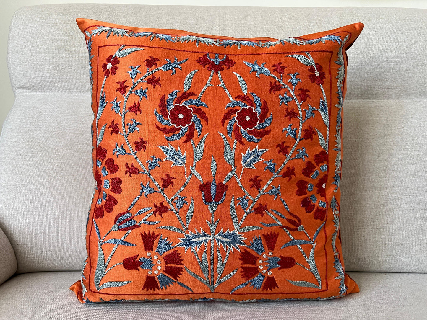 Suzani Pure Silk cushion