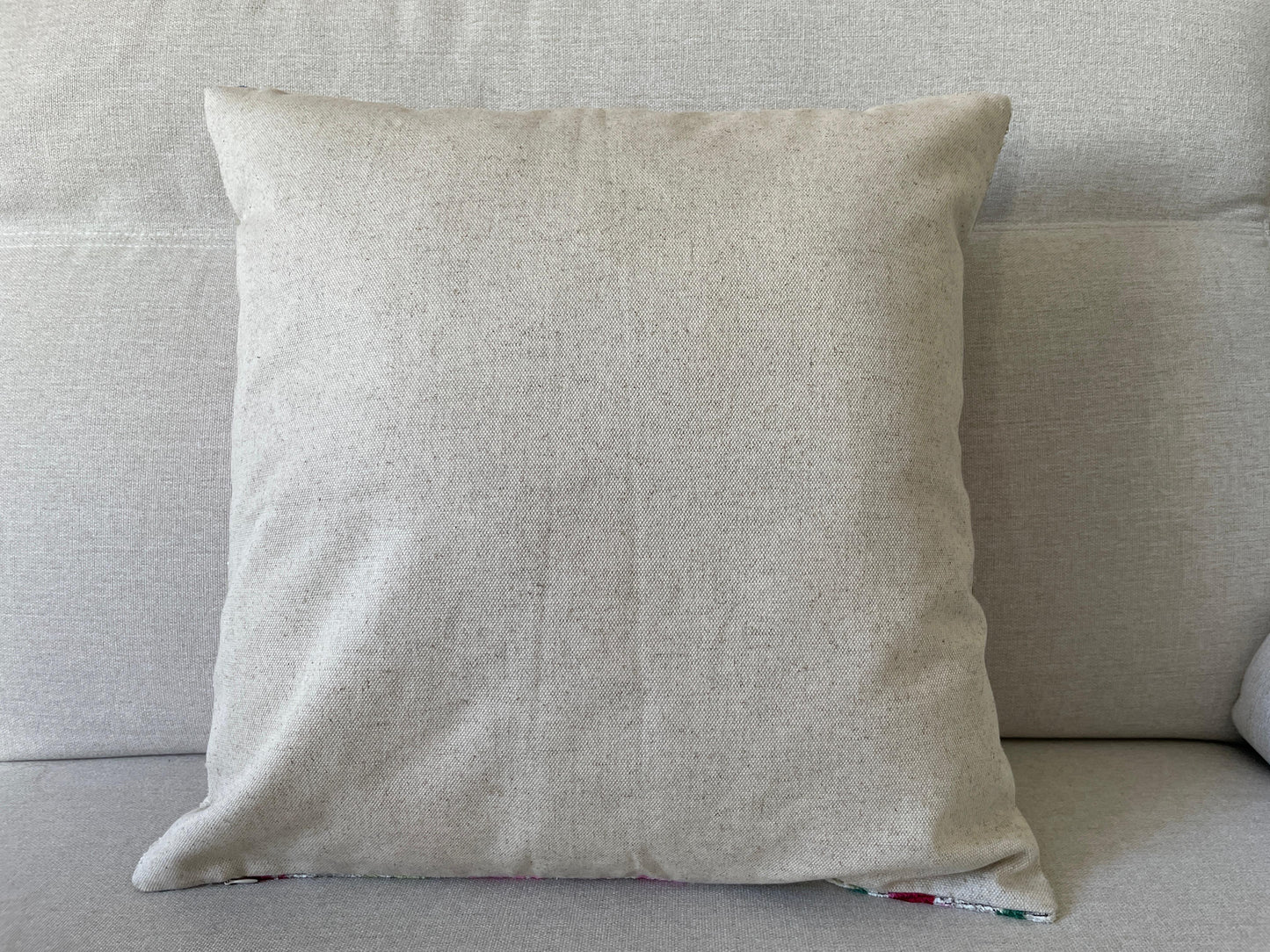 Ikat Velvet silk cushion 40x40cm.