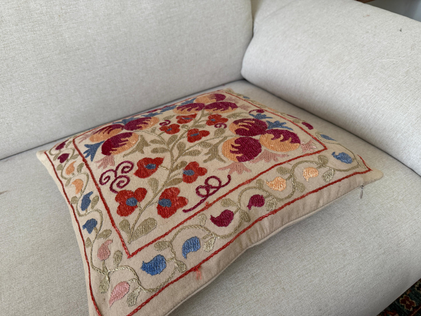 Suzani Hand Embroidered Cushion