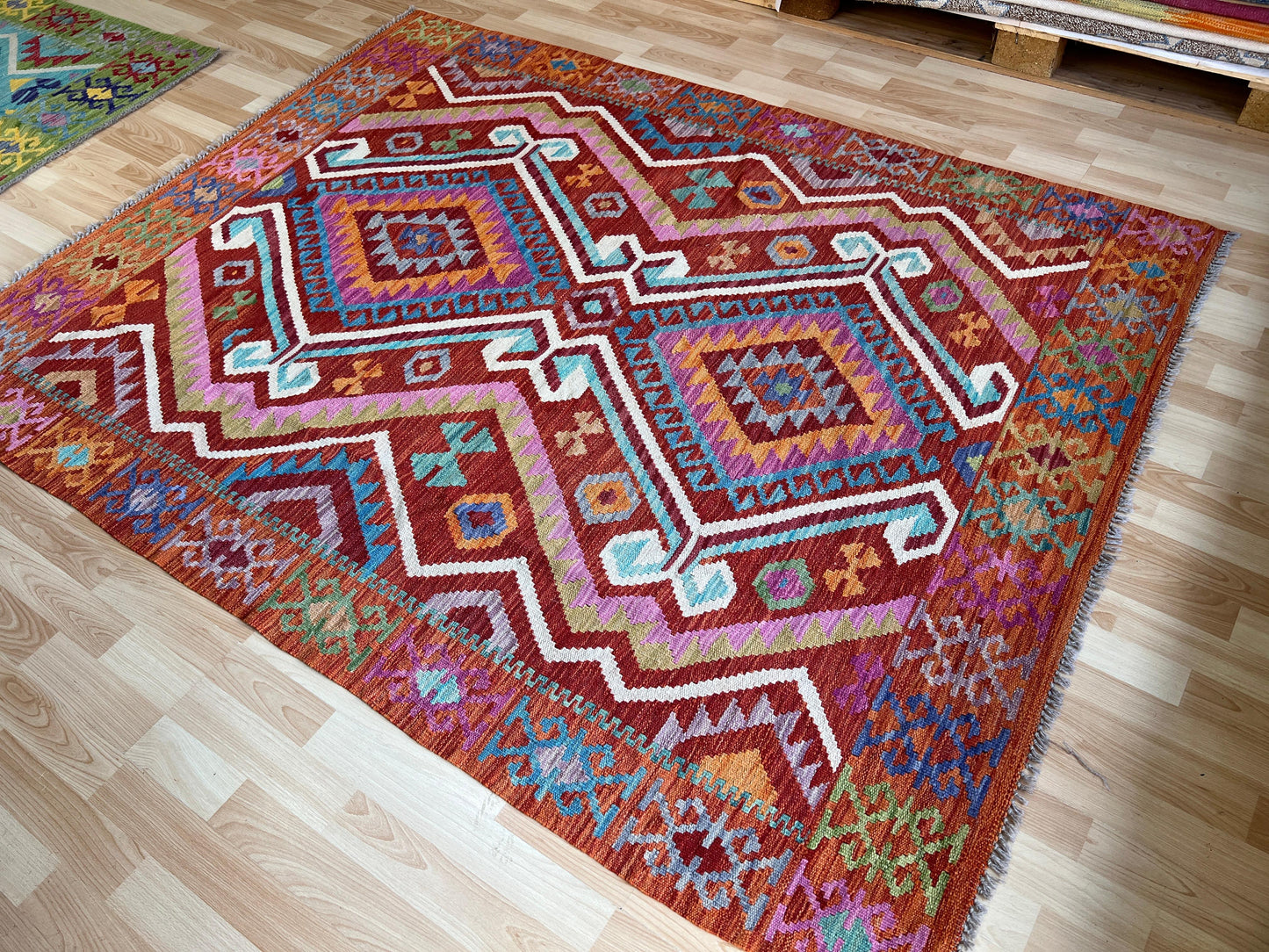 Classic Afghan Maimana Kilim