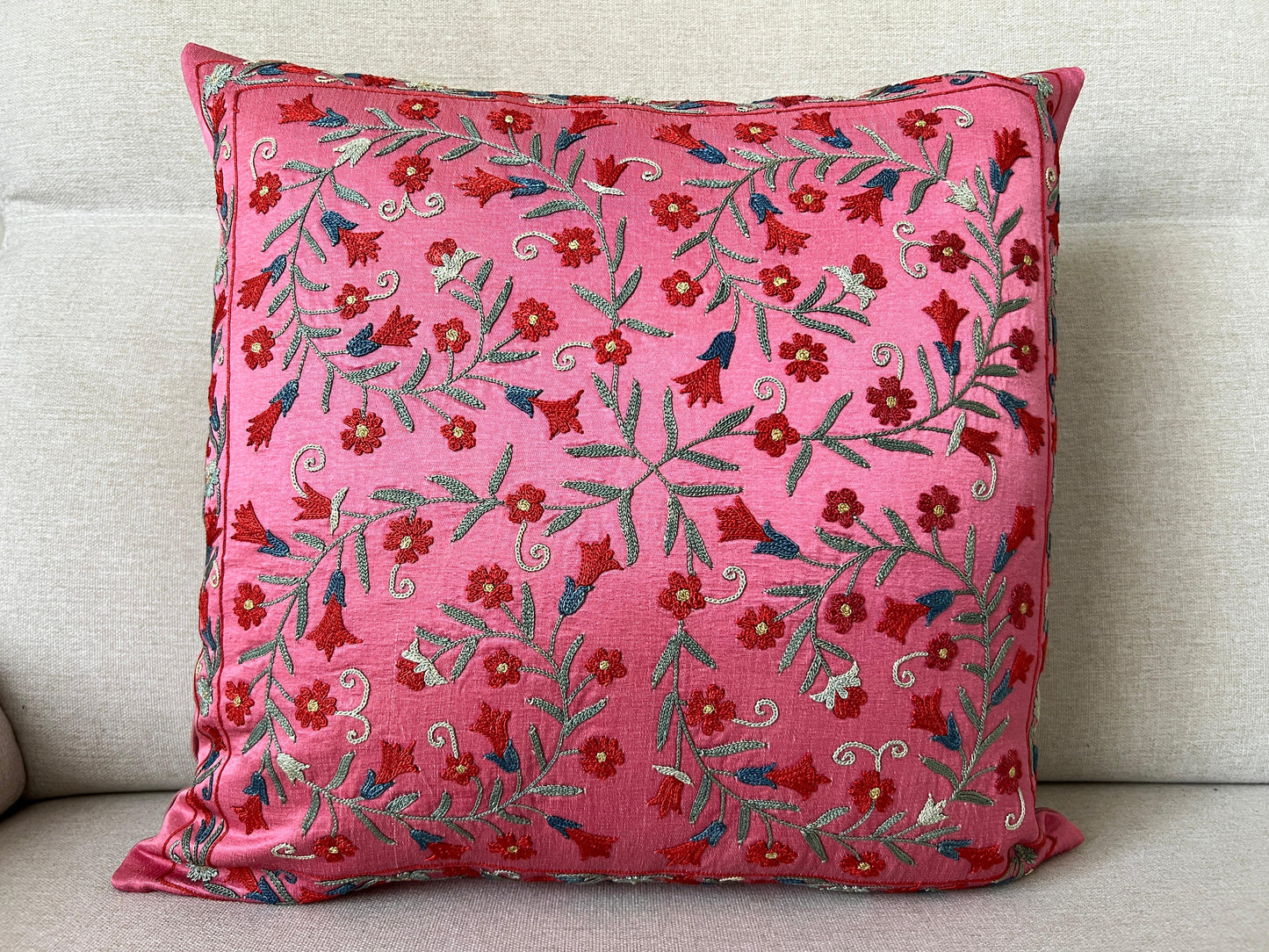 Suzani Pure Silk cushion