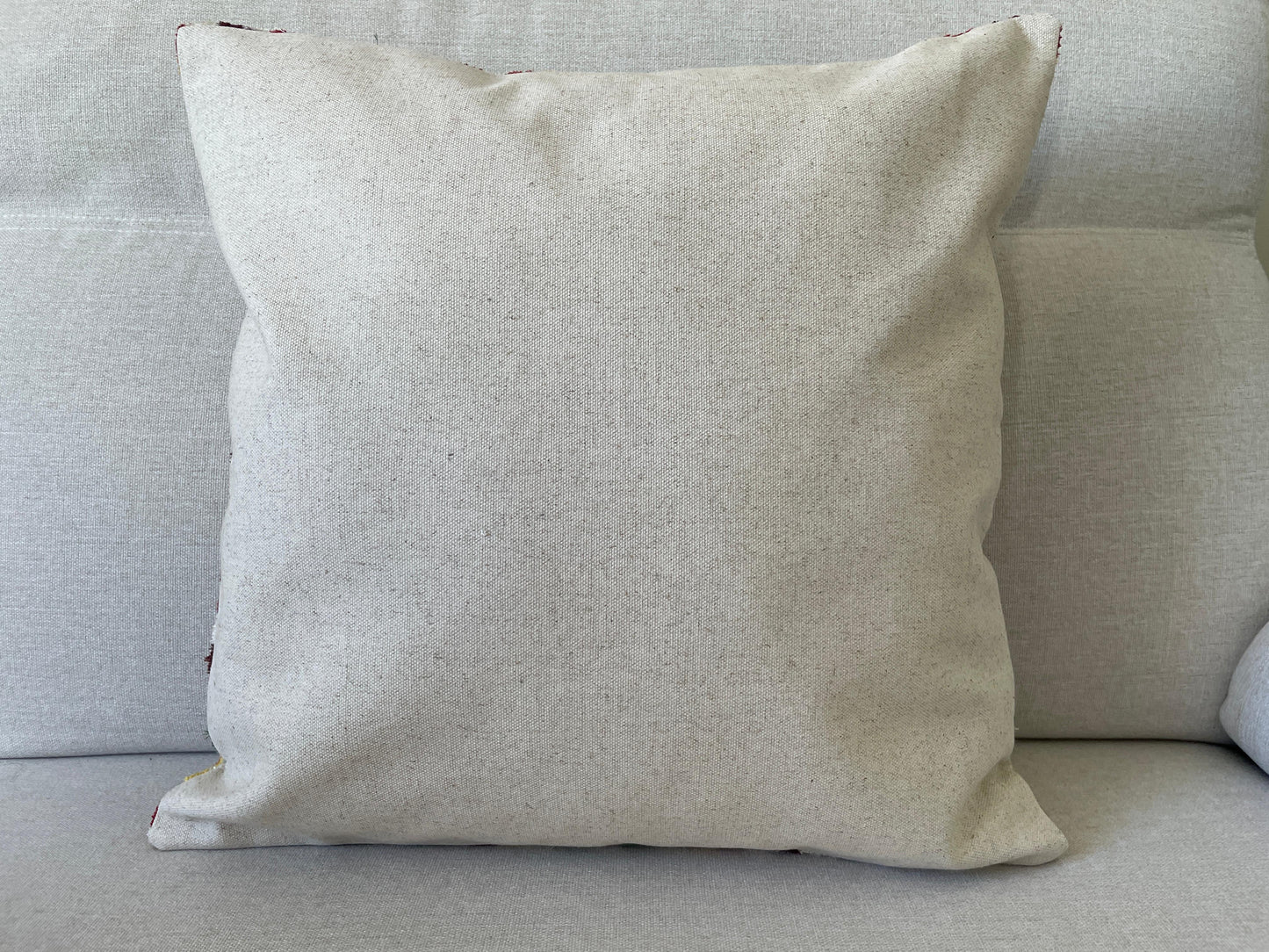 Ikat Velvet silk cushion 50x50cm.