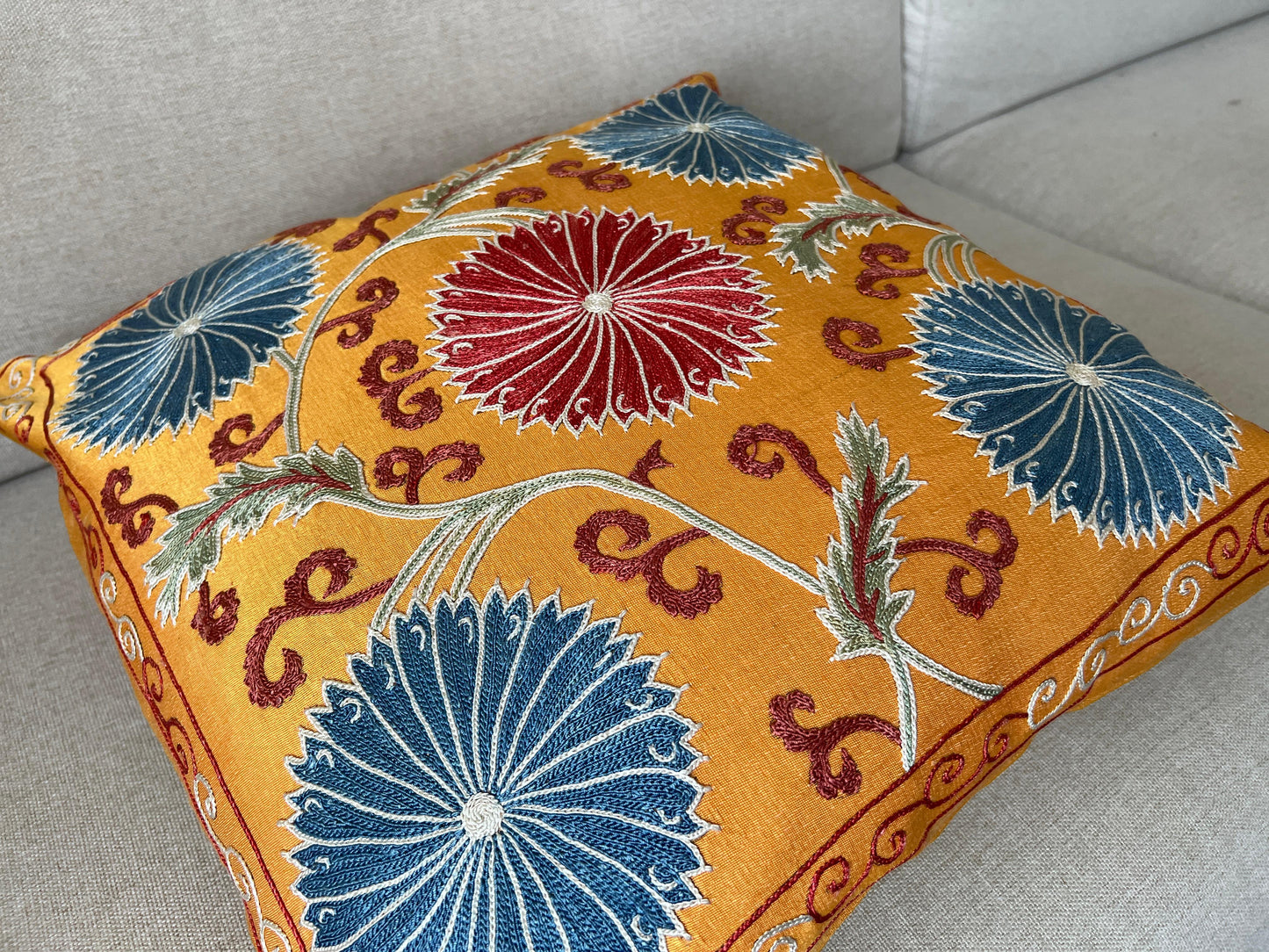 Suzani Pure Silk cushion
