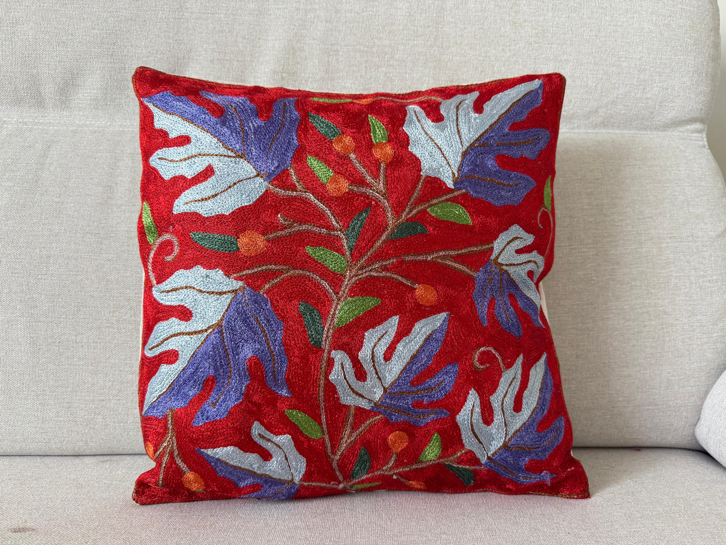 Suzani Hand Embroidered Cushion