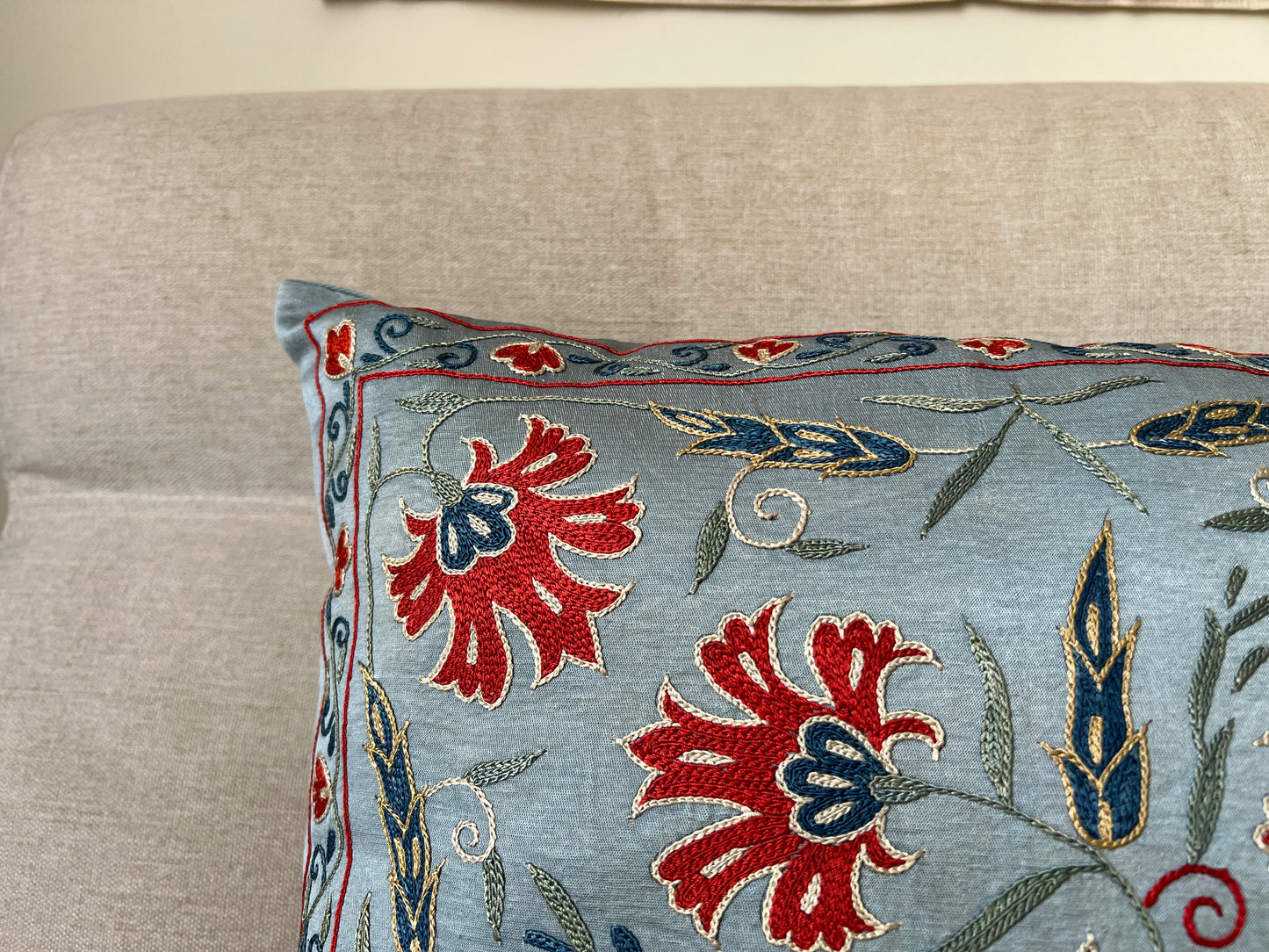 Suzani Pure Silk cushion
