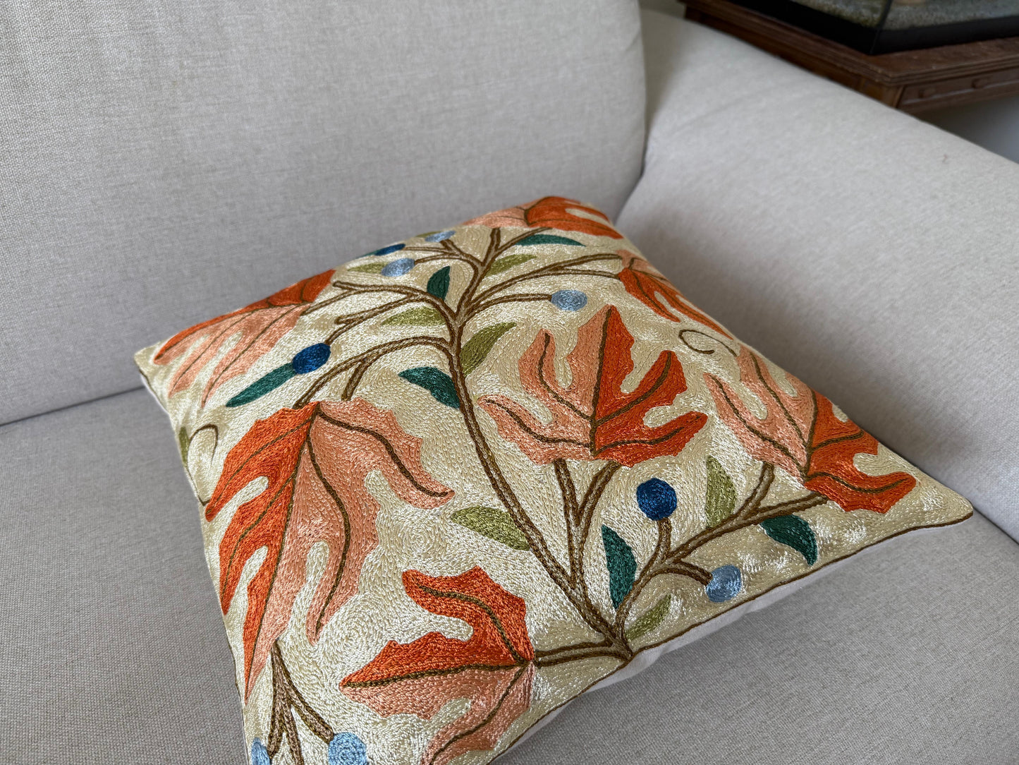 Suzani Hand Embroidered Cushion