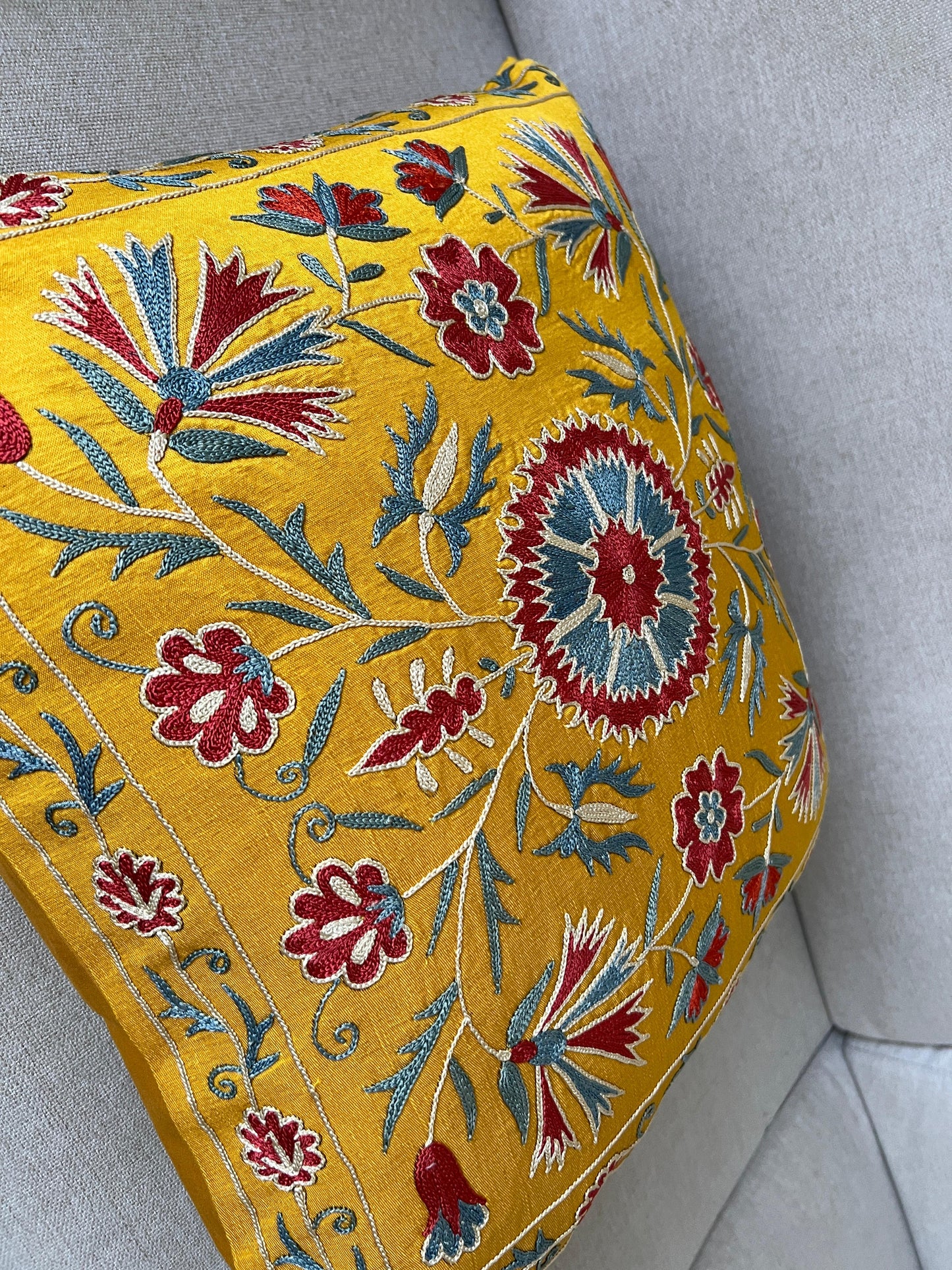 Suzani Pure Silk cushion