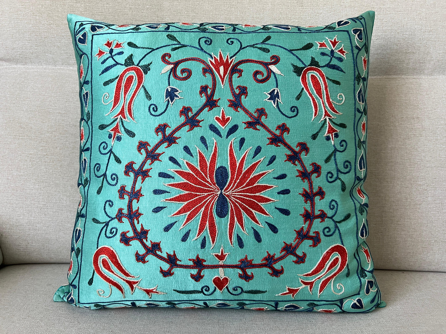 Suzani Pure Silk cushion