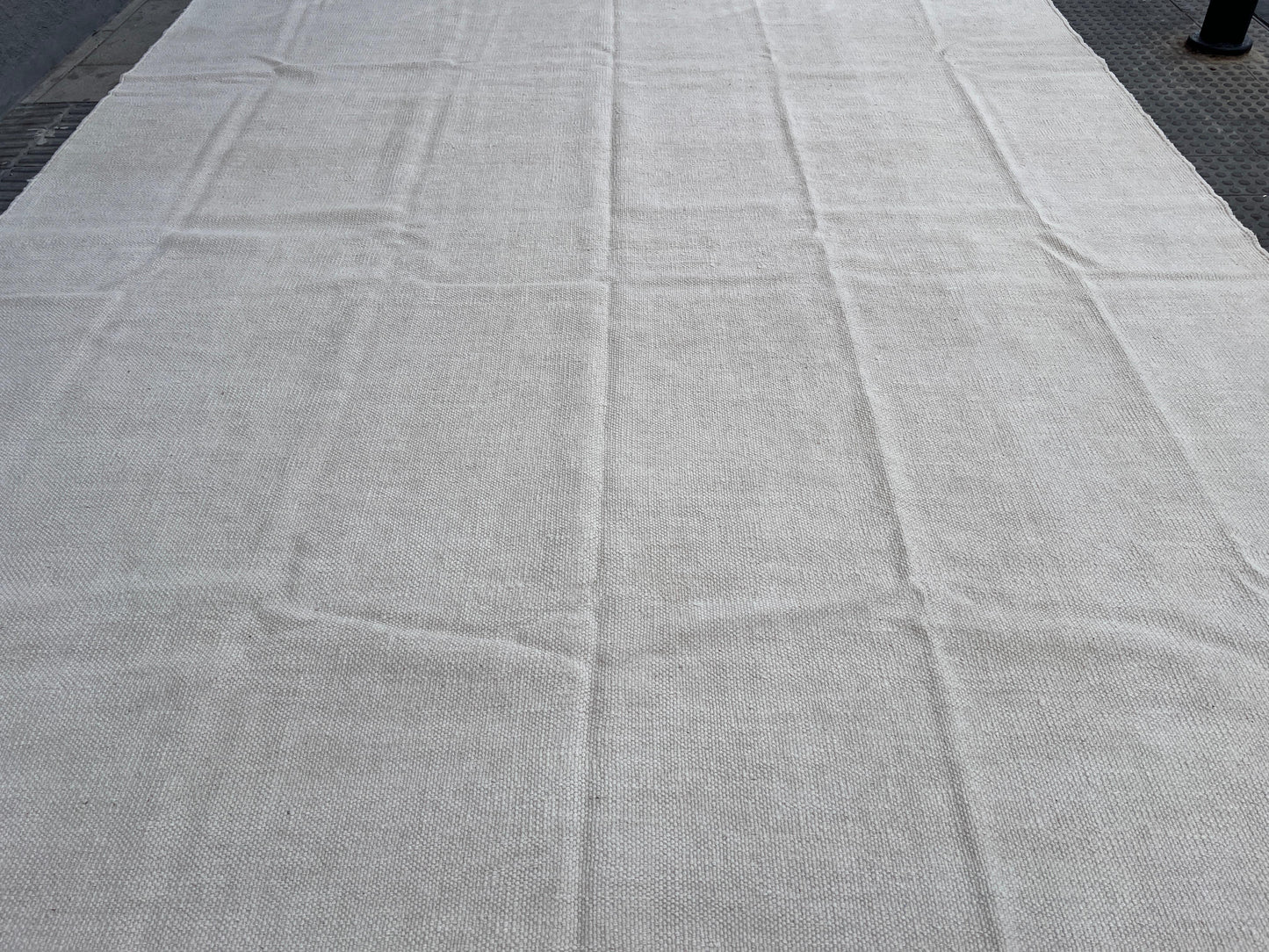 Contemporary plain kilim.