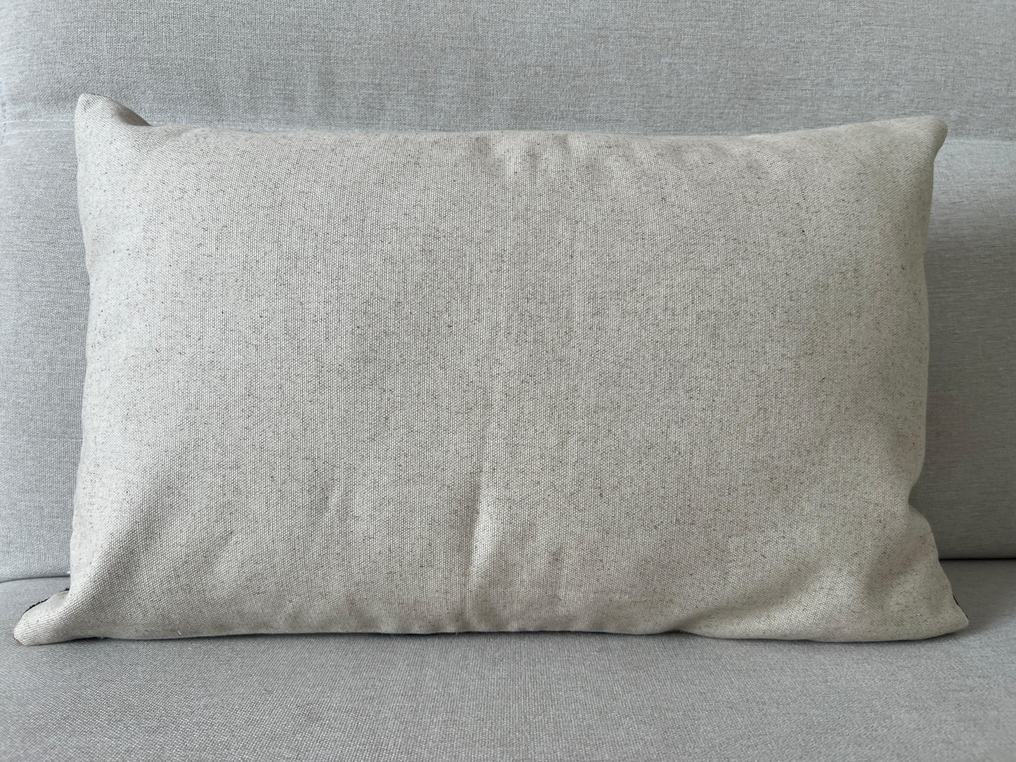 Ikat velvet cushion Hand made (40x60cm)