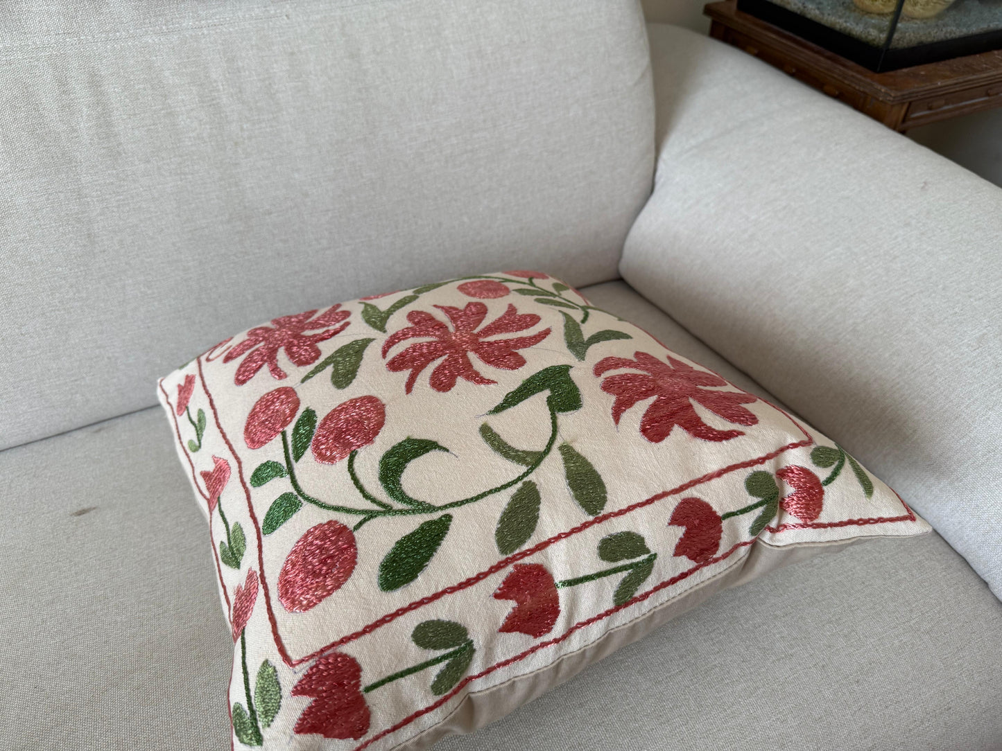 Suzani Hand Embroidered Cushion