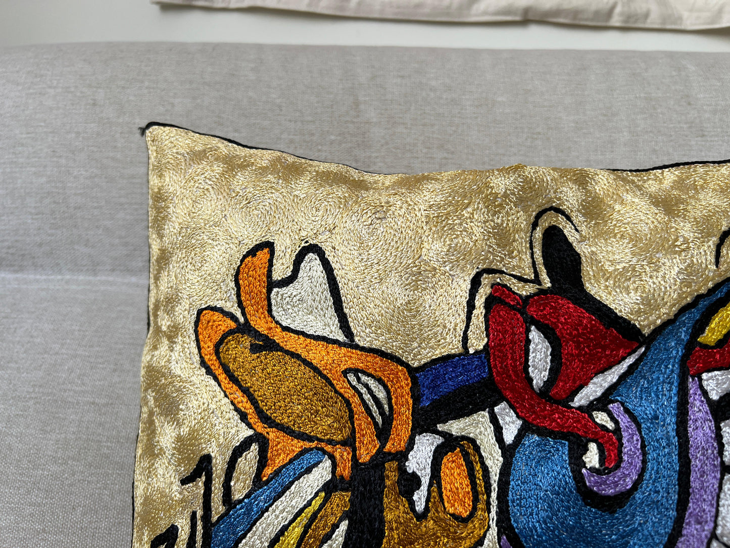 Suzani Hand Embroidered Cushion