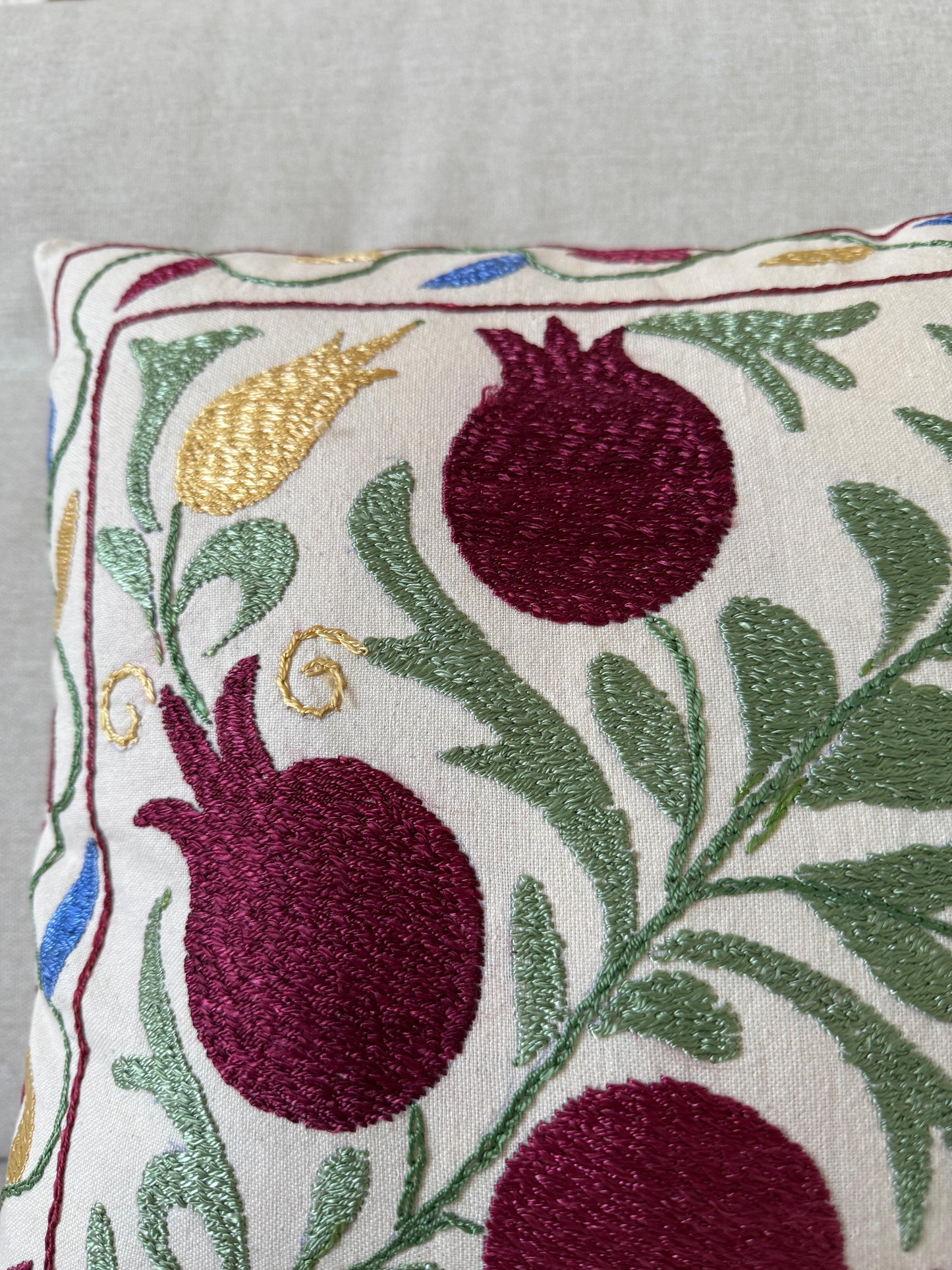 Suzani Hand Embroidered Cushion