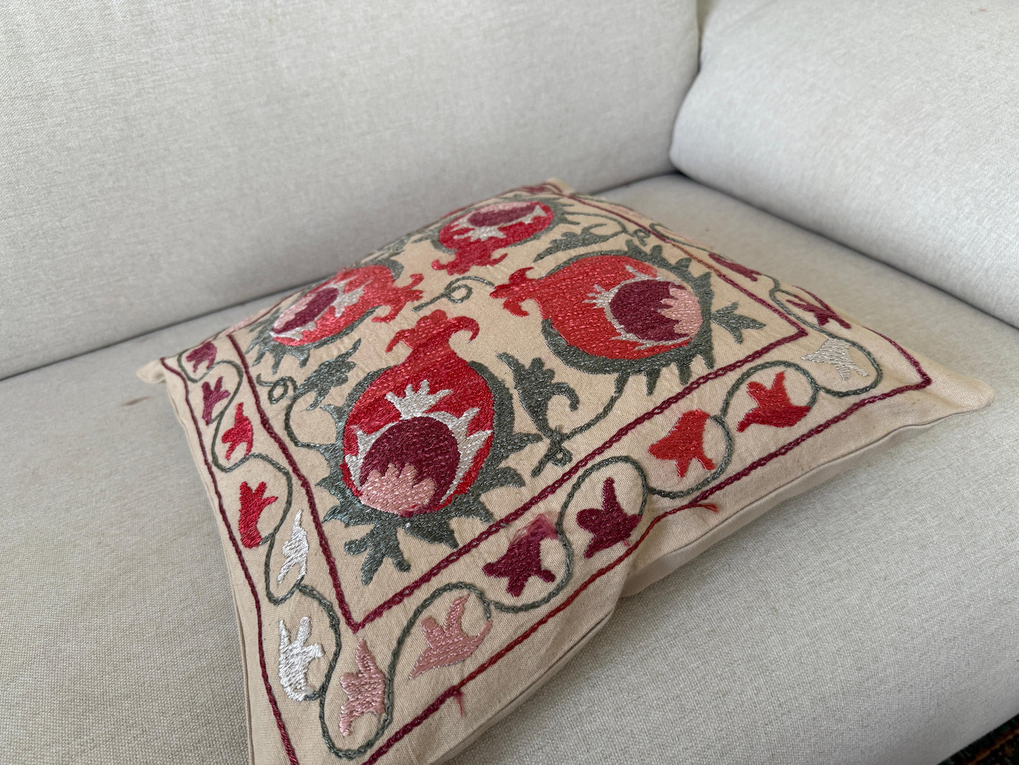Suzani Hand Embroidered Cushion