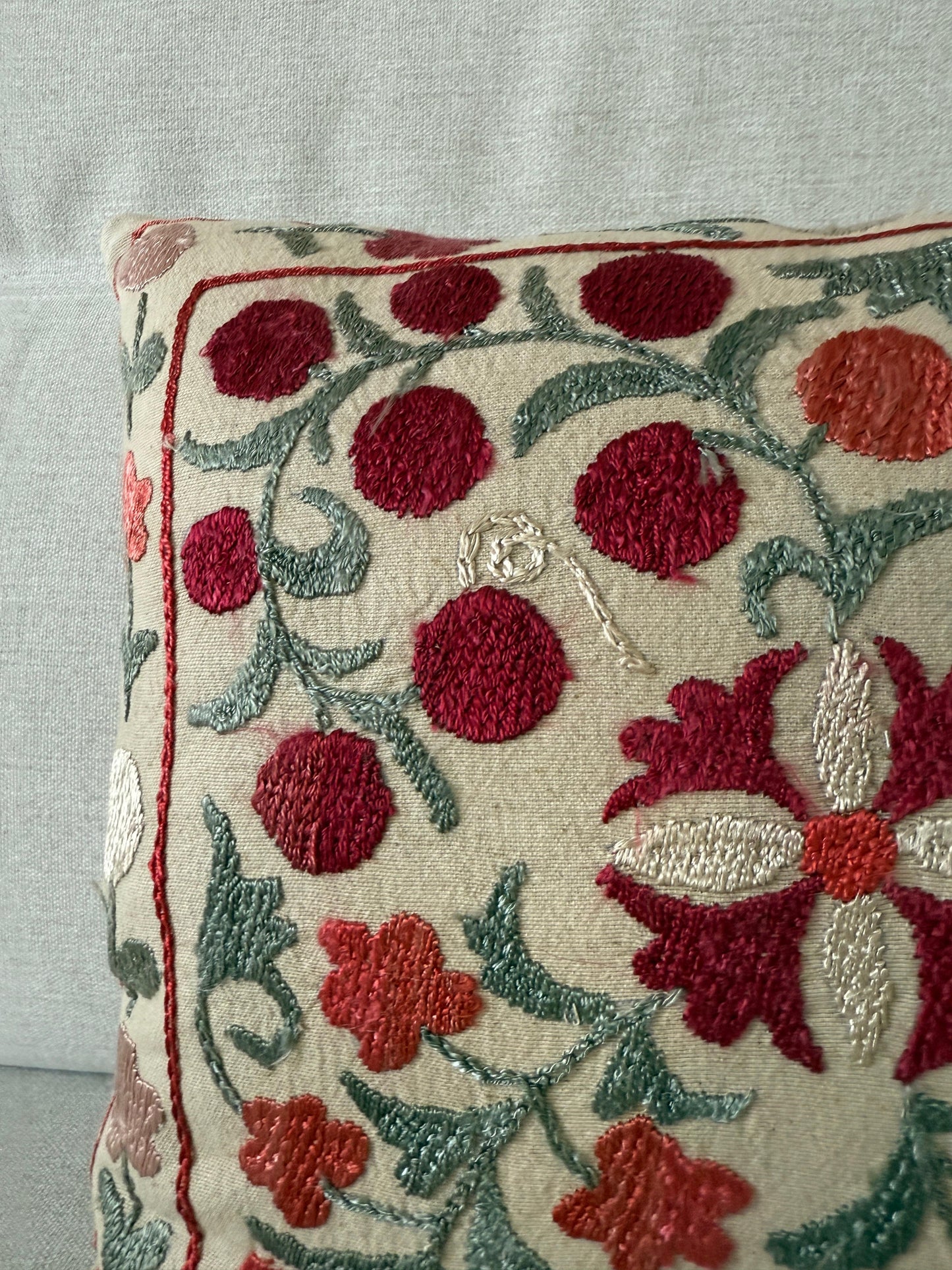 Suzani Hand Embroidered Cushion