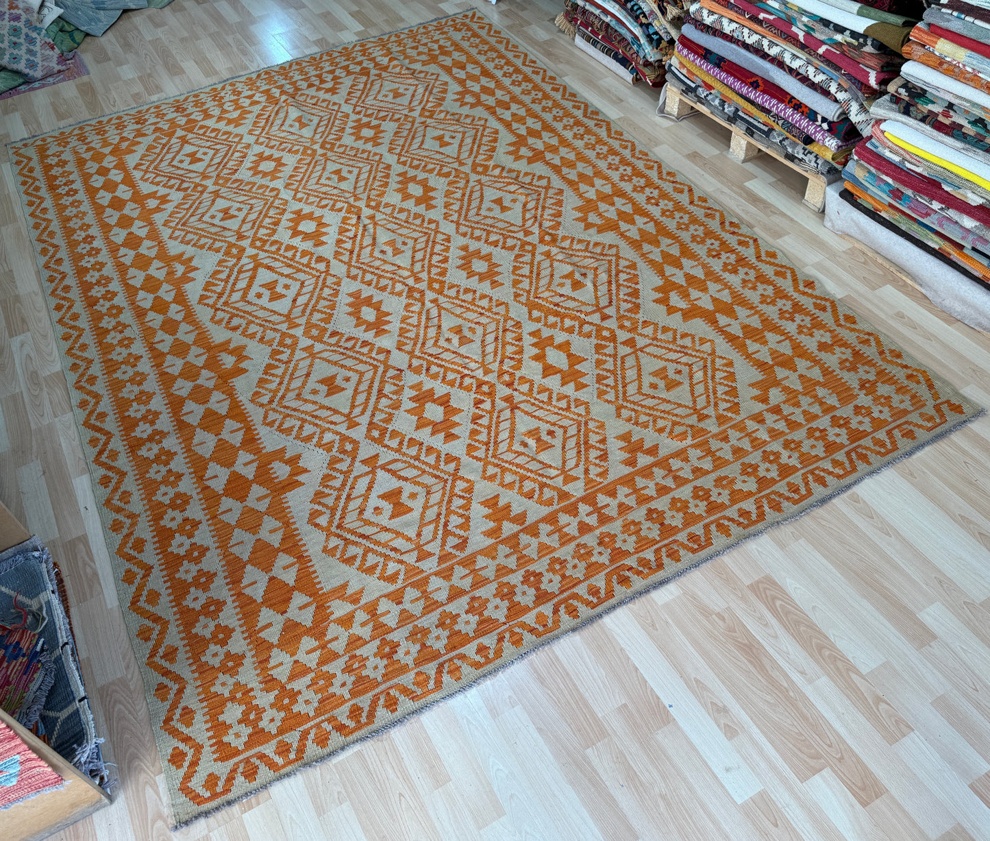 Classic Afghan Maimana Kilim