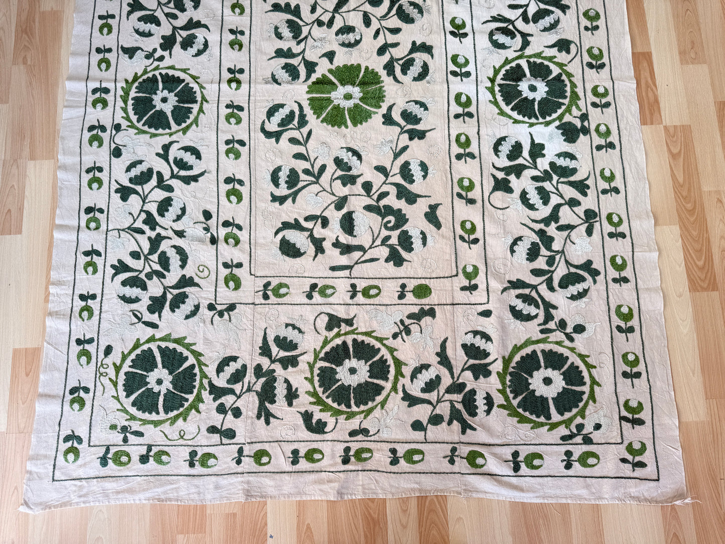 Suzani Hand Embroidered Silk