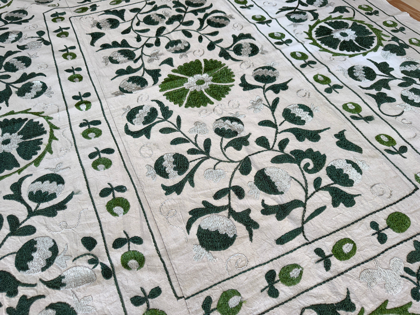 Suzani Hand Embroidered Silk