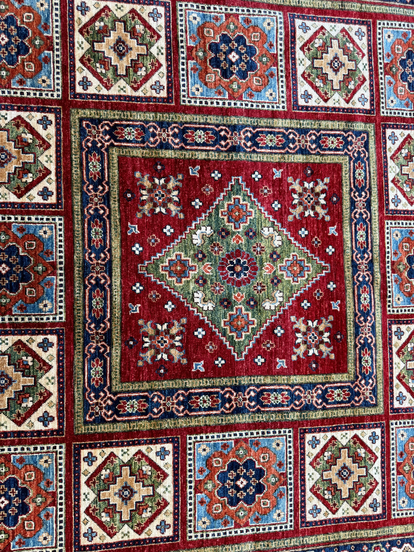 Oriental Square Rug.