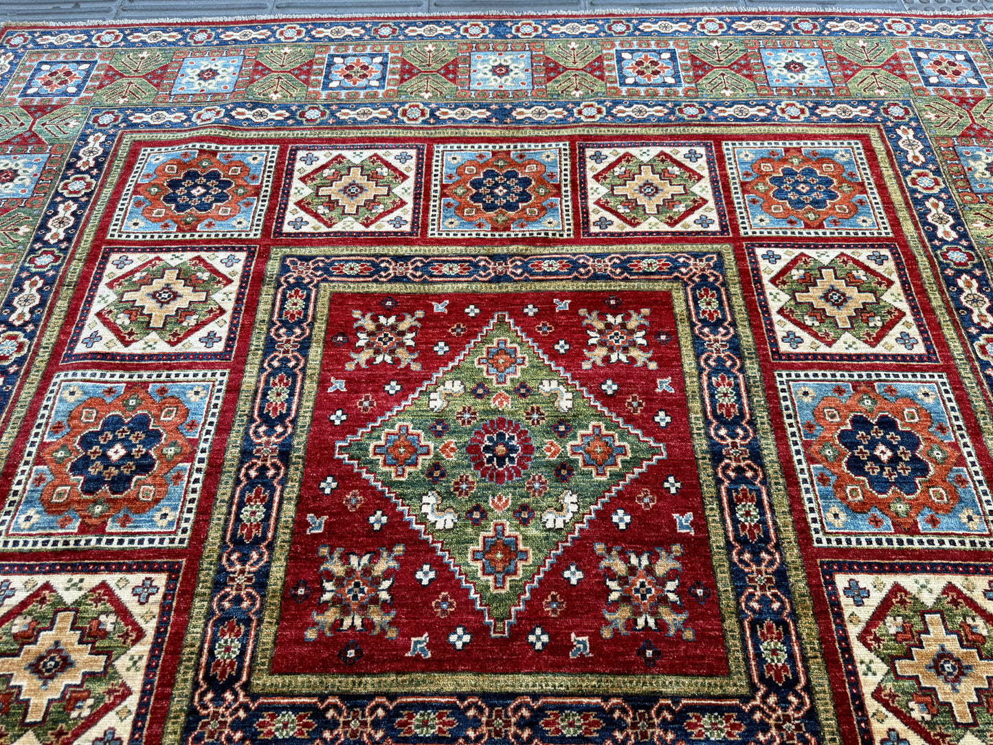 Oriental Square Rug.