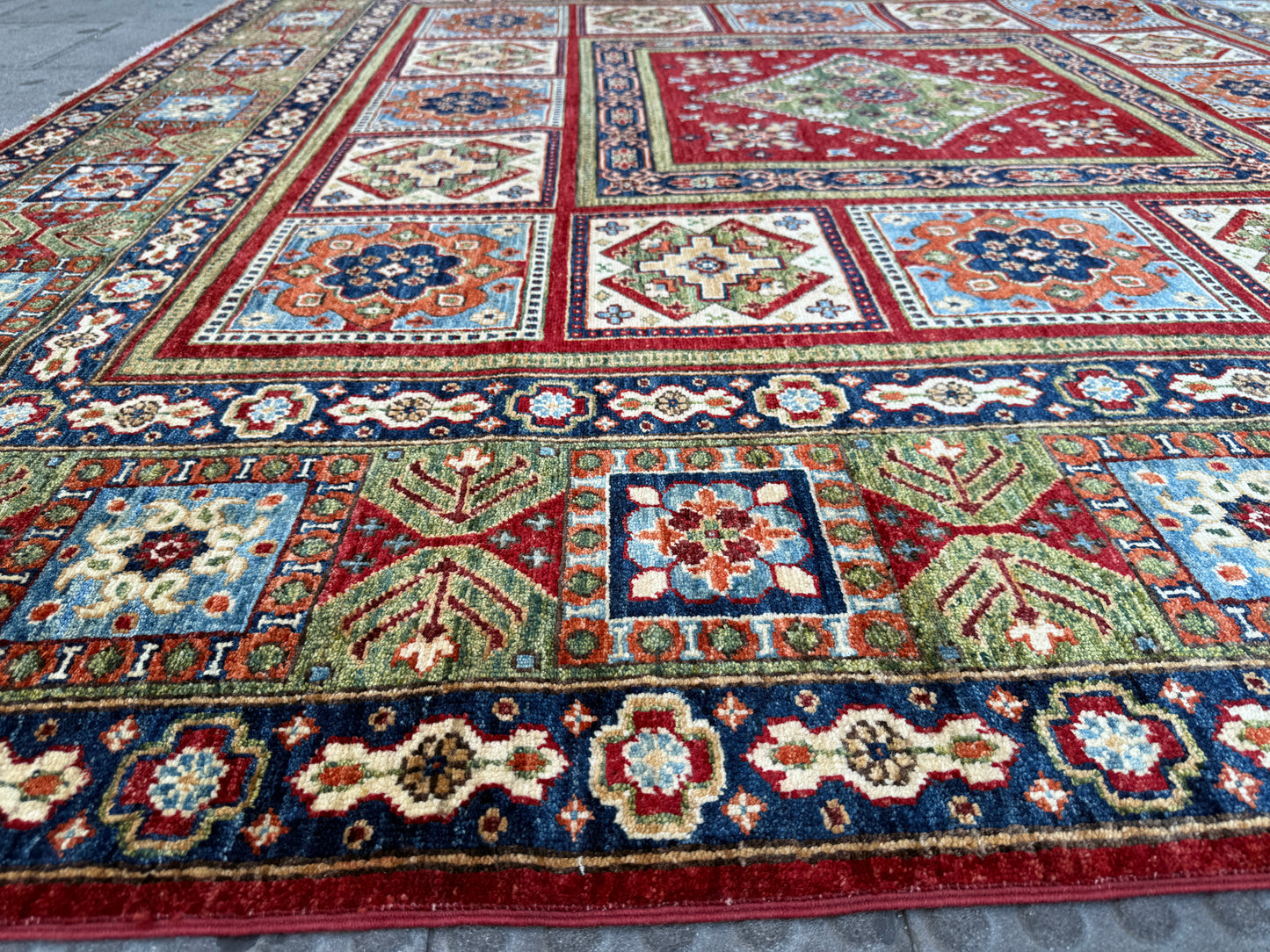 Oriental Square Rug.
