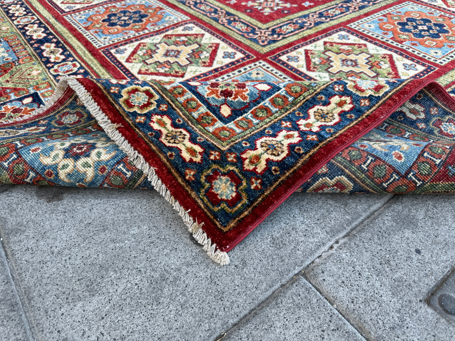 Oriental Square Rug.