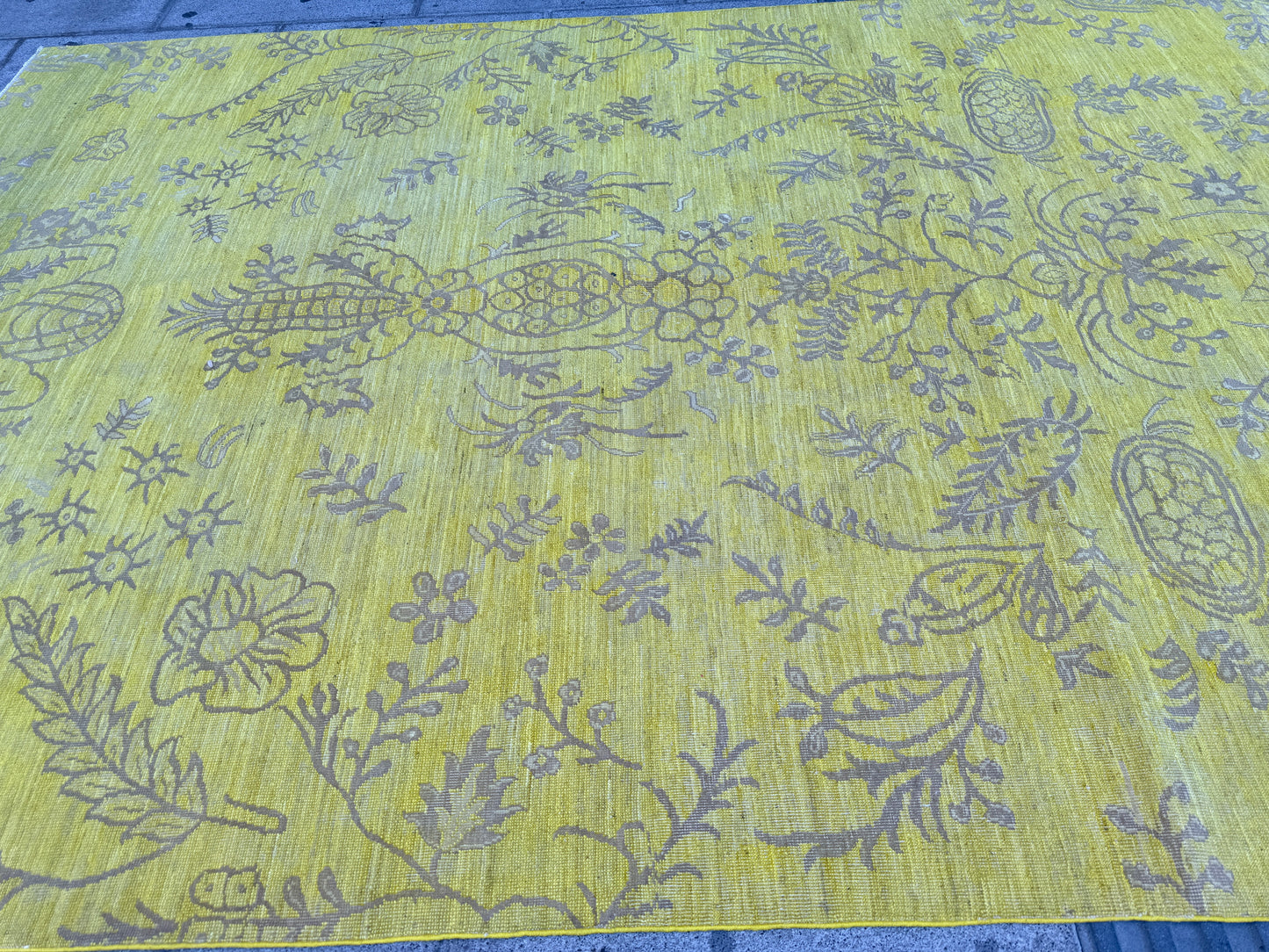 Vintage Overdyed rug