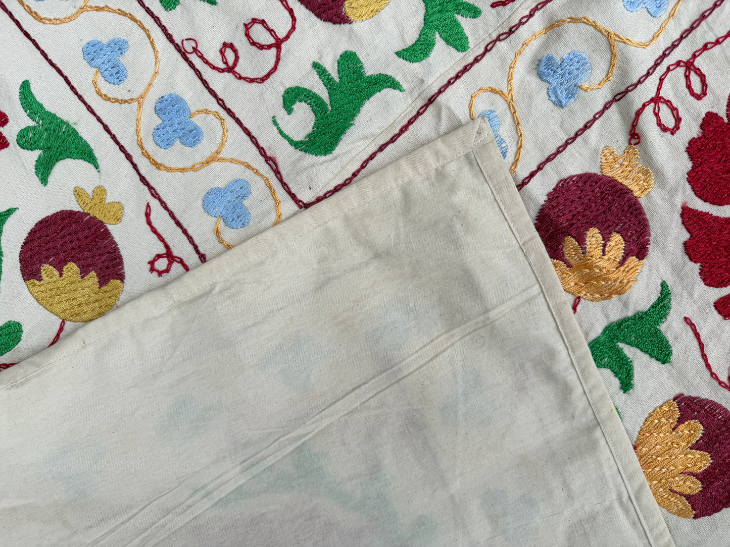 Suzani Hand Embroidered Silk