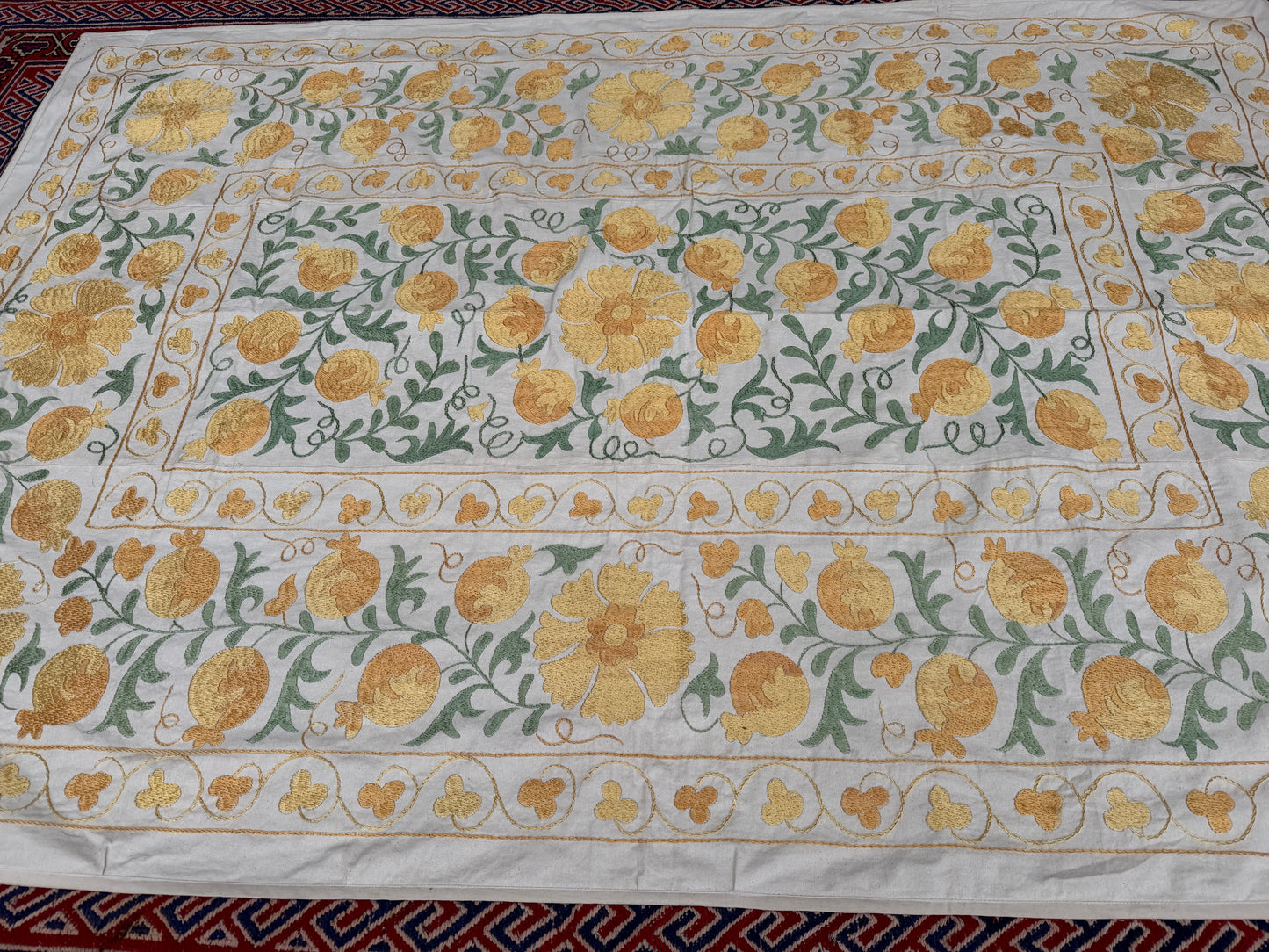 Suzani Hand Embroidered Silk