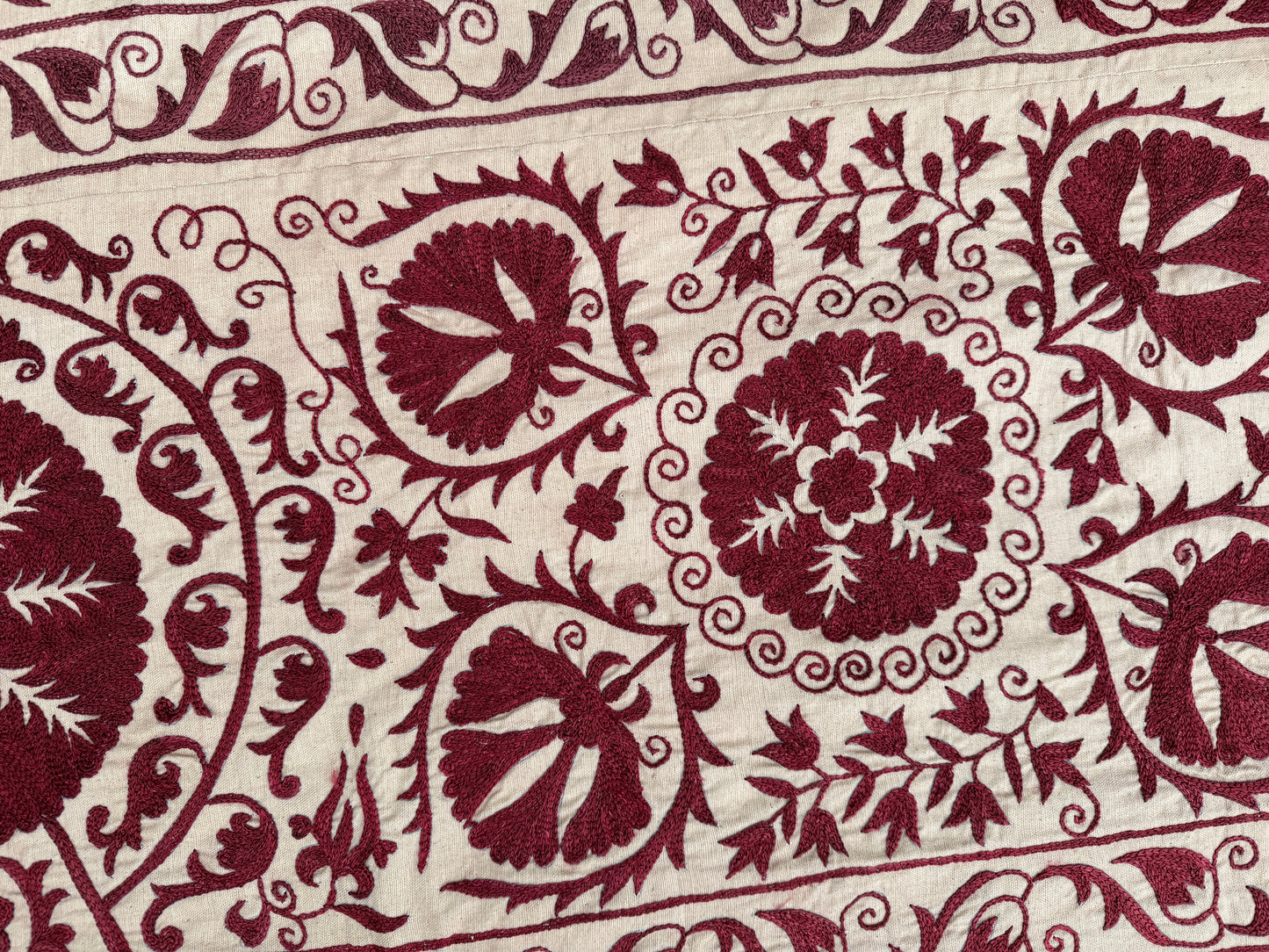 Suzani Laqai Hand Embroidered Silk