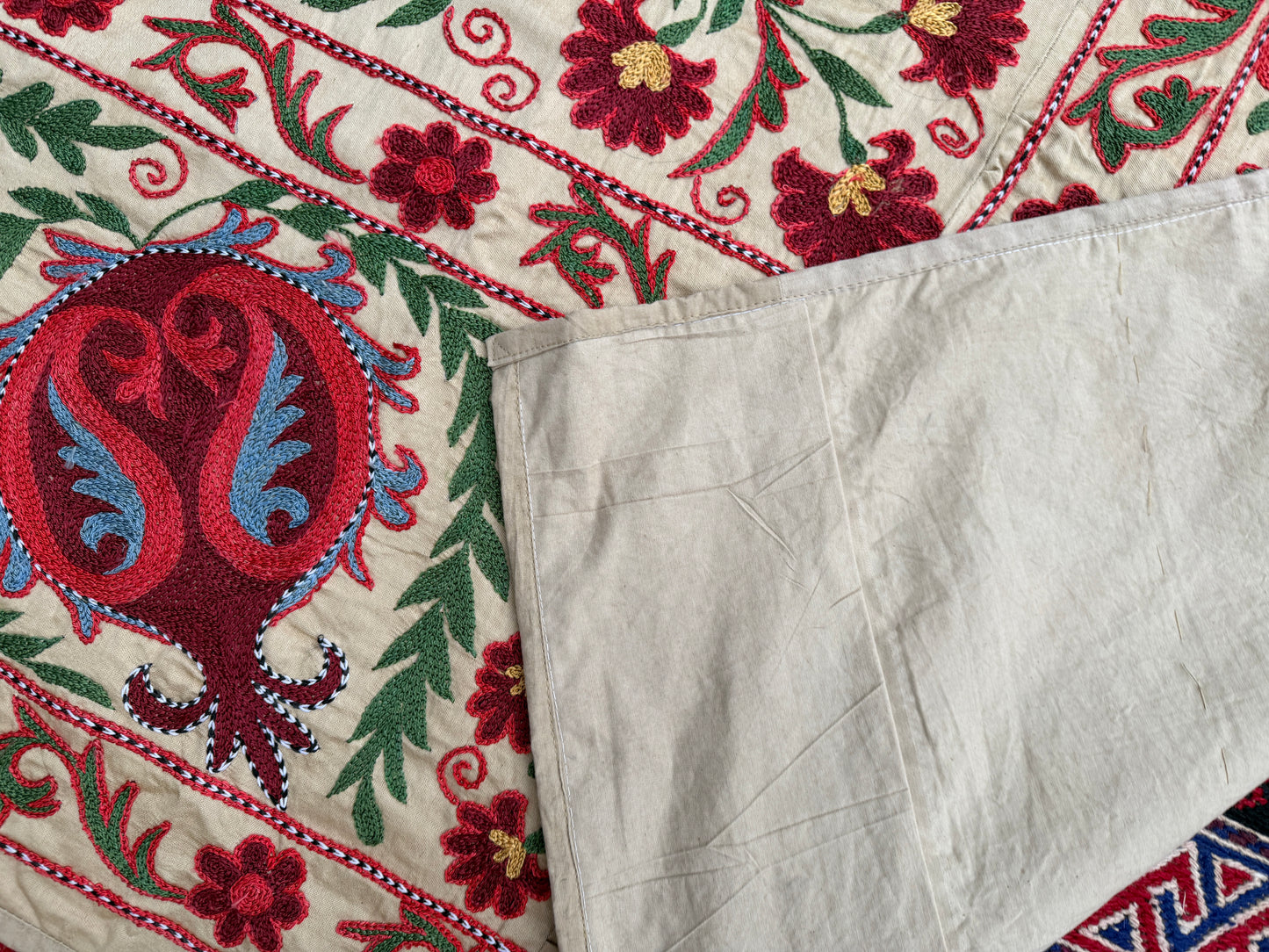 Suzani Hand Embroidered Silk