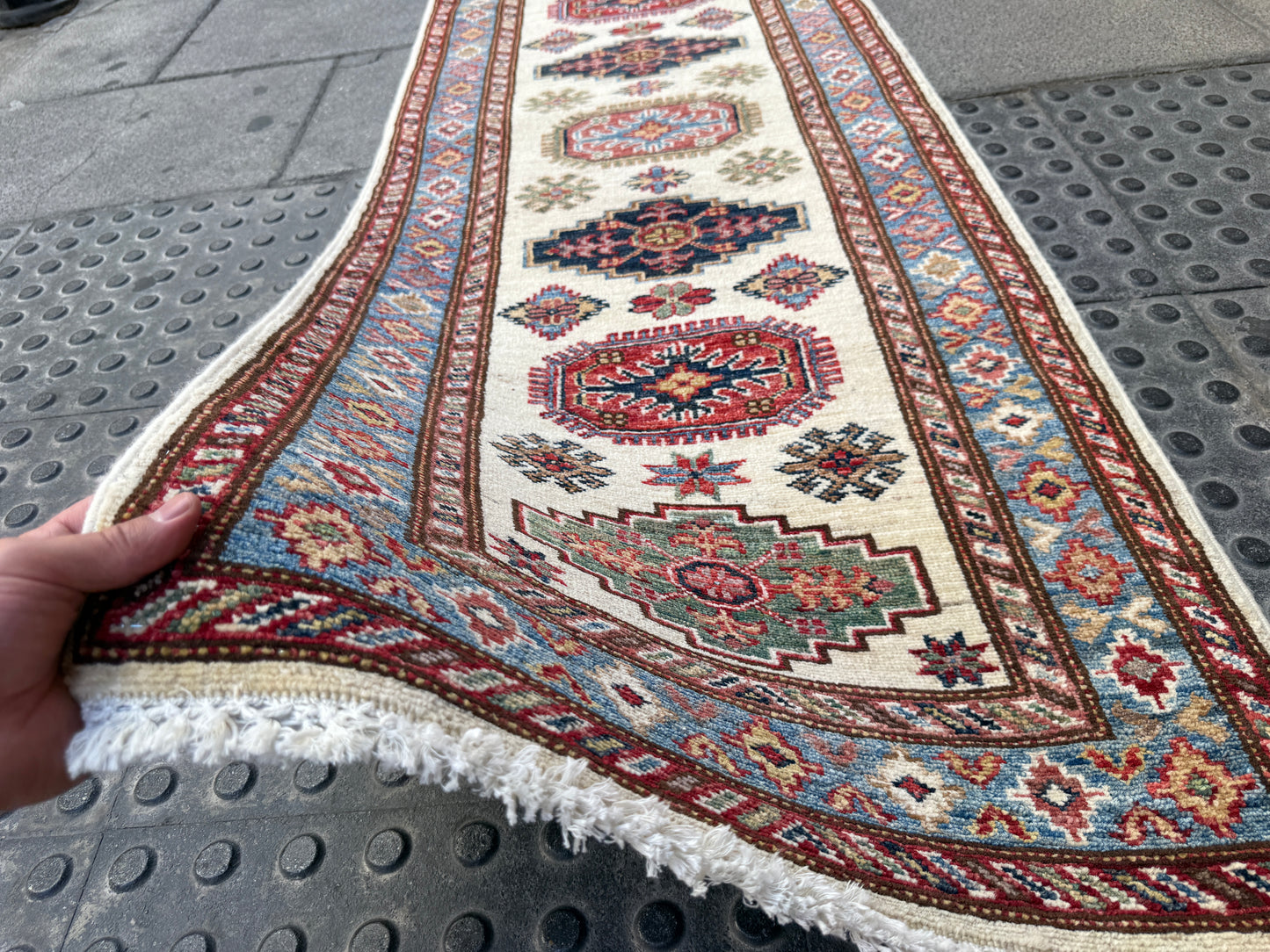 Oriental rug runner 187x67cm