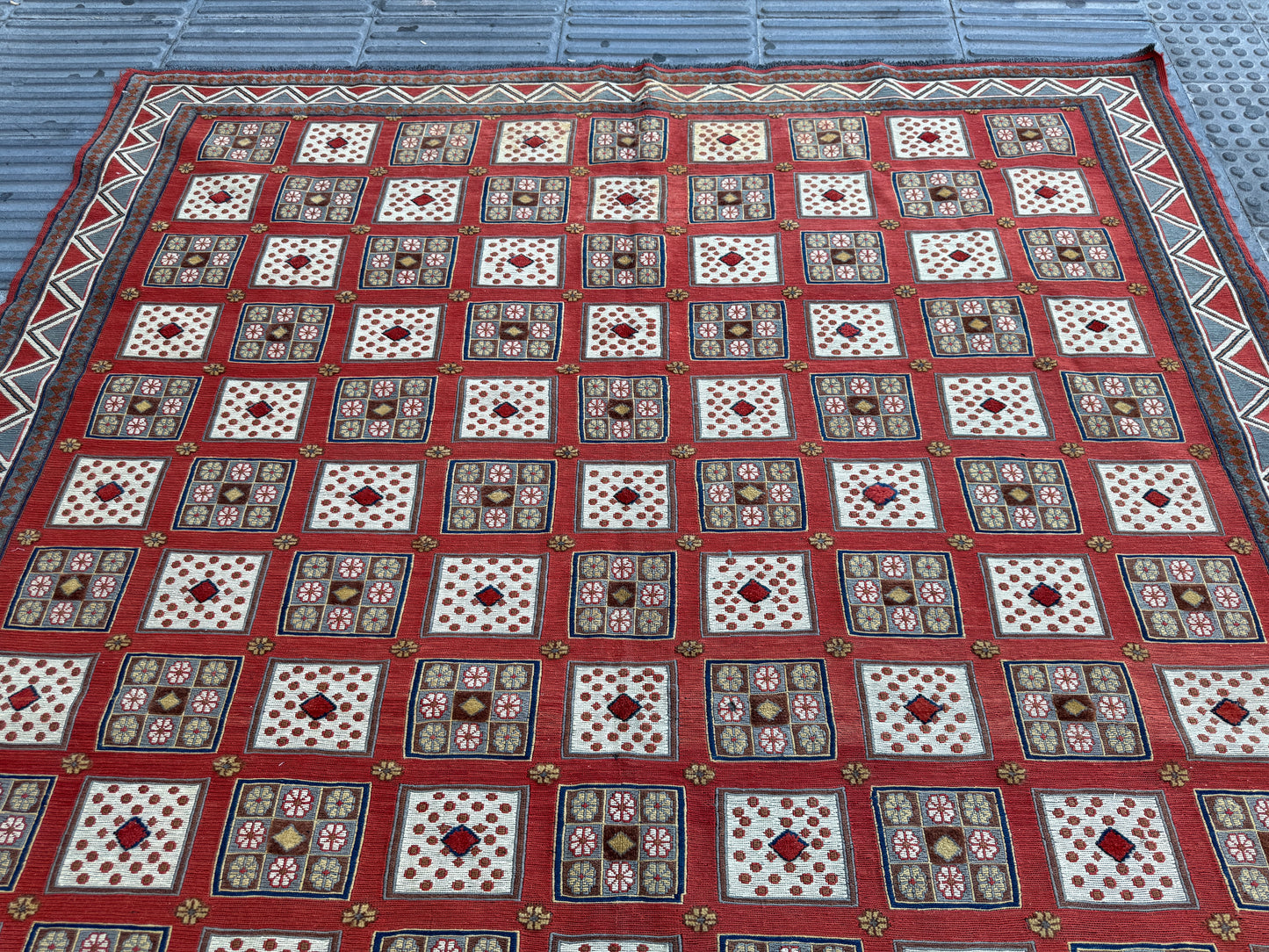 Vinatge Barjasta Kilim 253x202cm