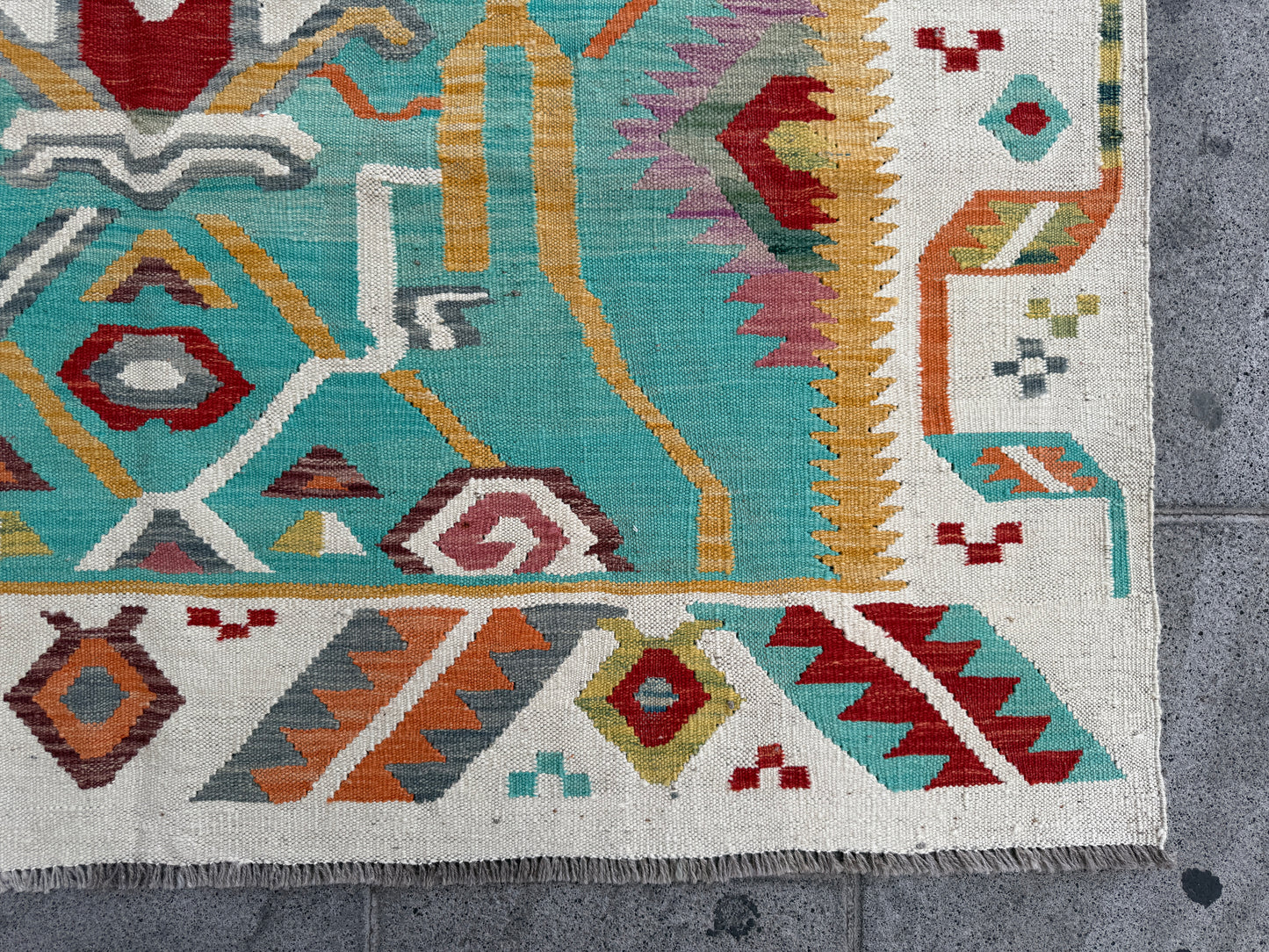 Afghan Kilim Maimana 242x172cm