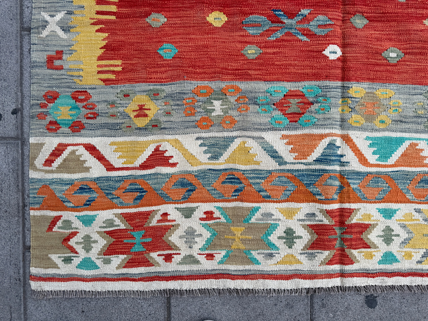 Afghan Kilim Maimana 241x171cm