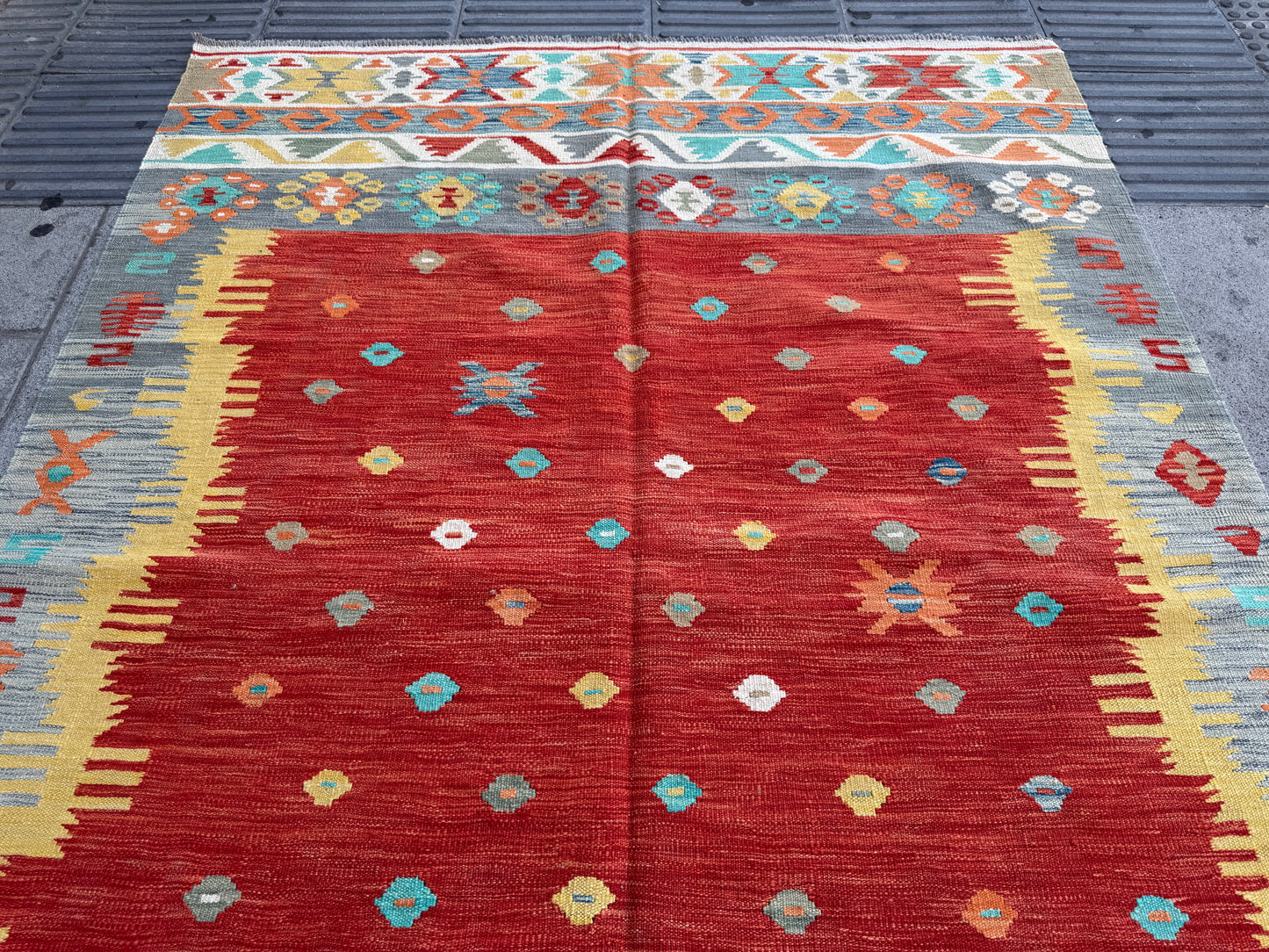 Afghan Kilim Maimana 241x171cm