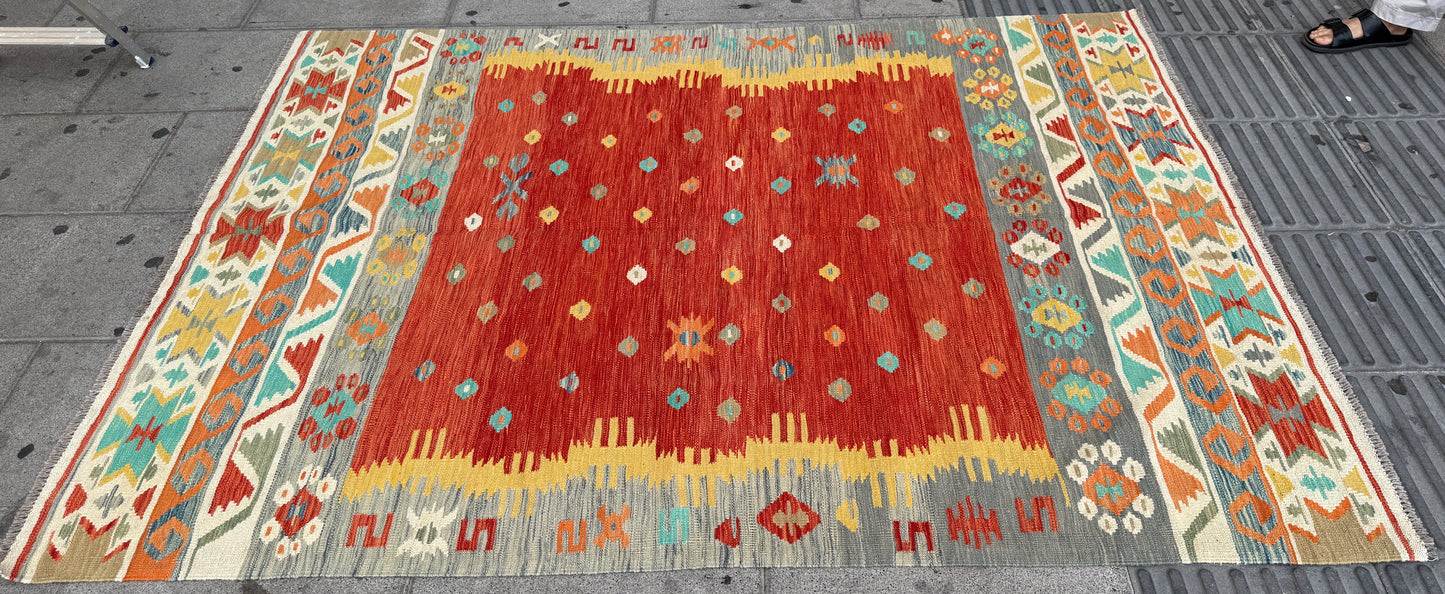 Afghan Kilim Maimana 241x171cm