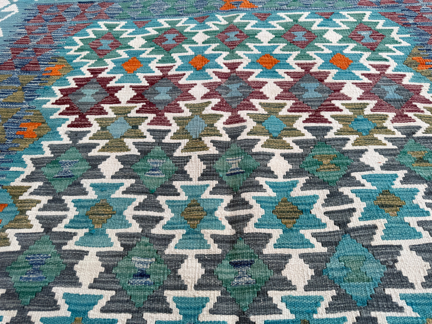 Classic Afghan Maimana Kilim 194x158cm