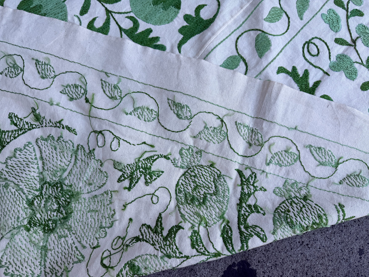Vintage Silk Suzani Hand Embroidered
