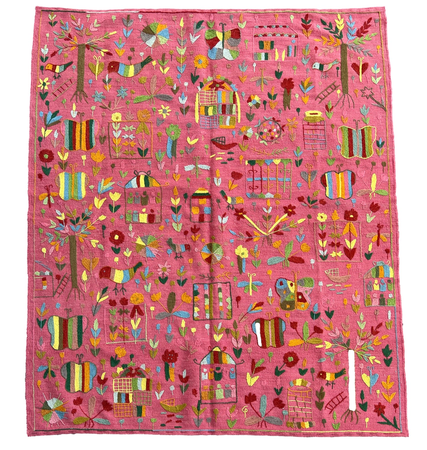 Suzani Vintage Embroidered Kilim