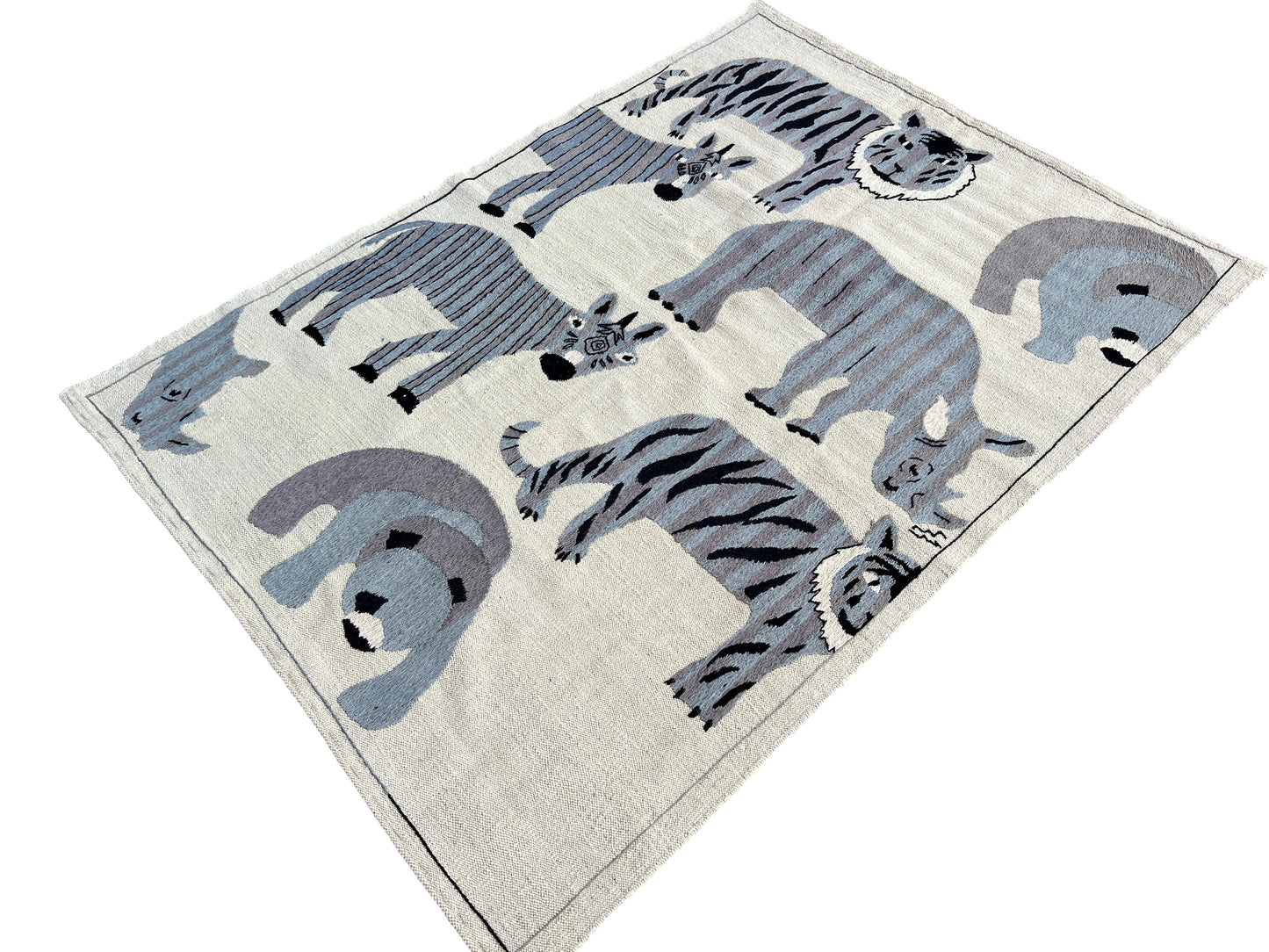 Suzani Vintage Embroidered Kilim