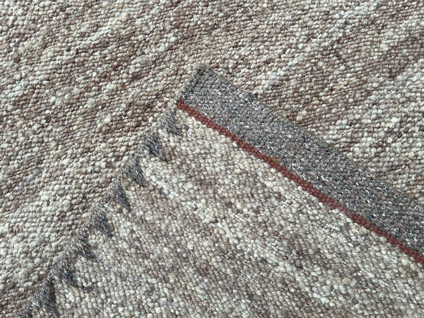 Plain kilim.