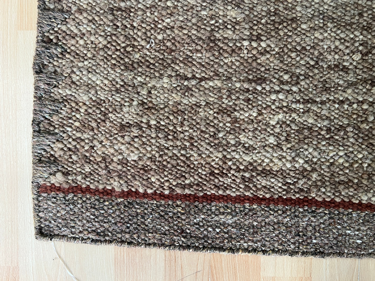 Plain kilim.