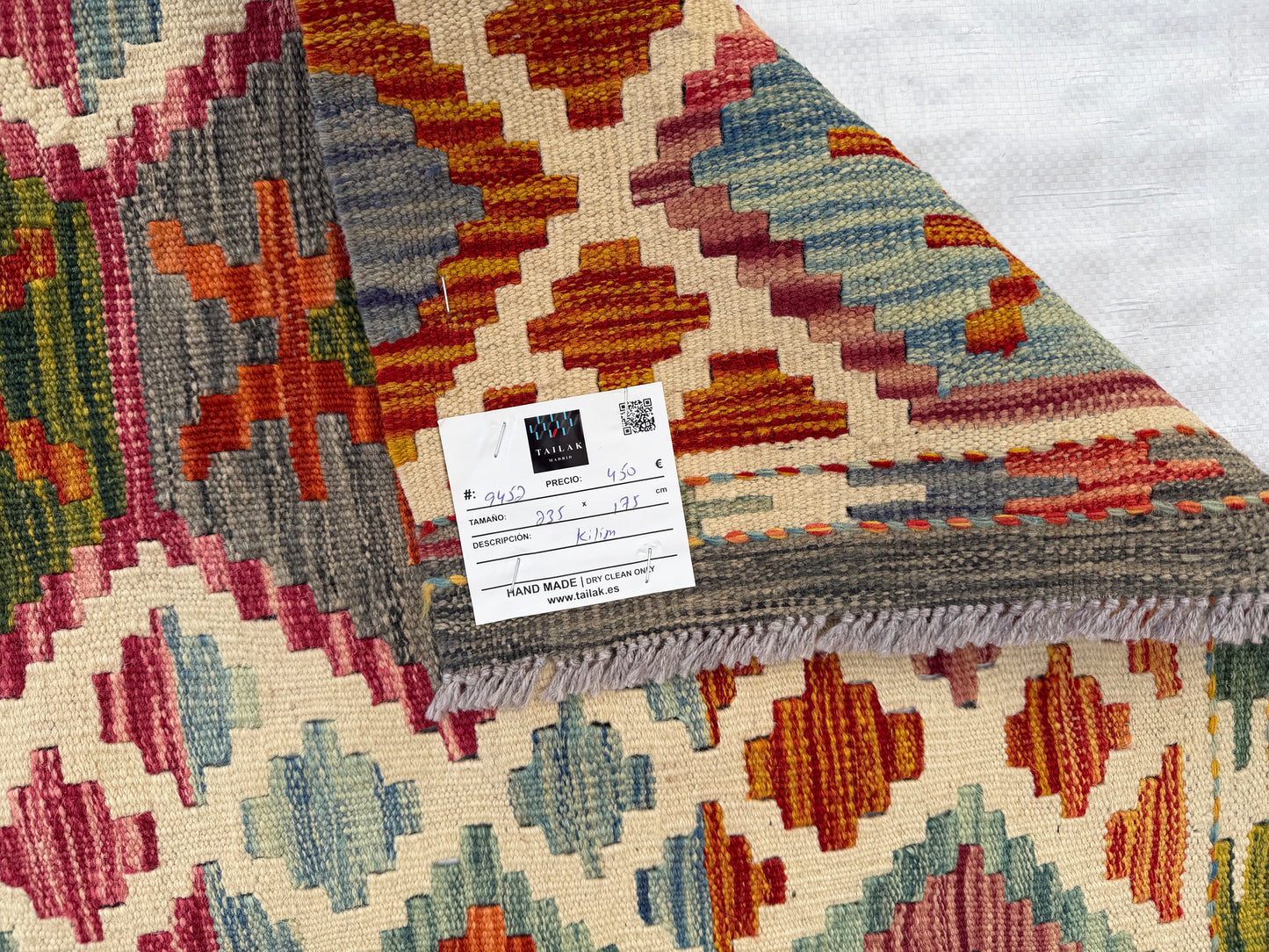 Classic Maimana Kilim 235x175cm