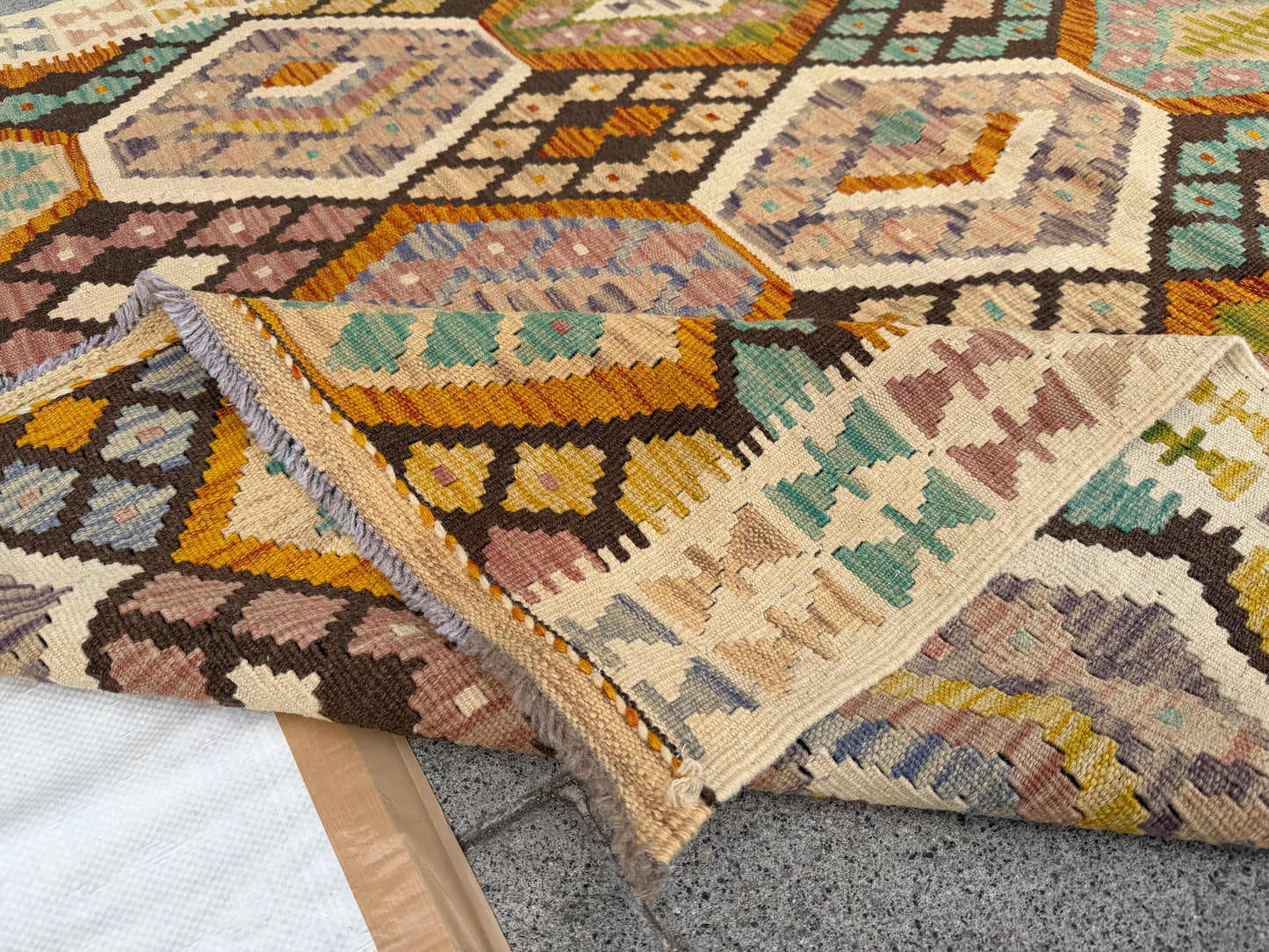 Classic Afghan Maimana Kilim 210 x 153cm