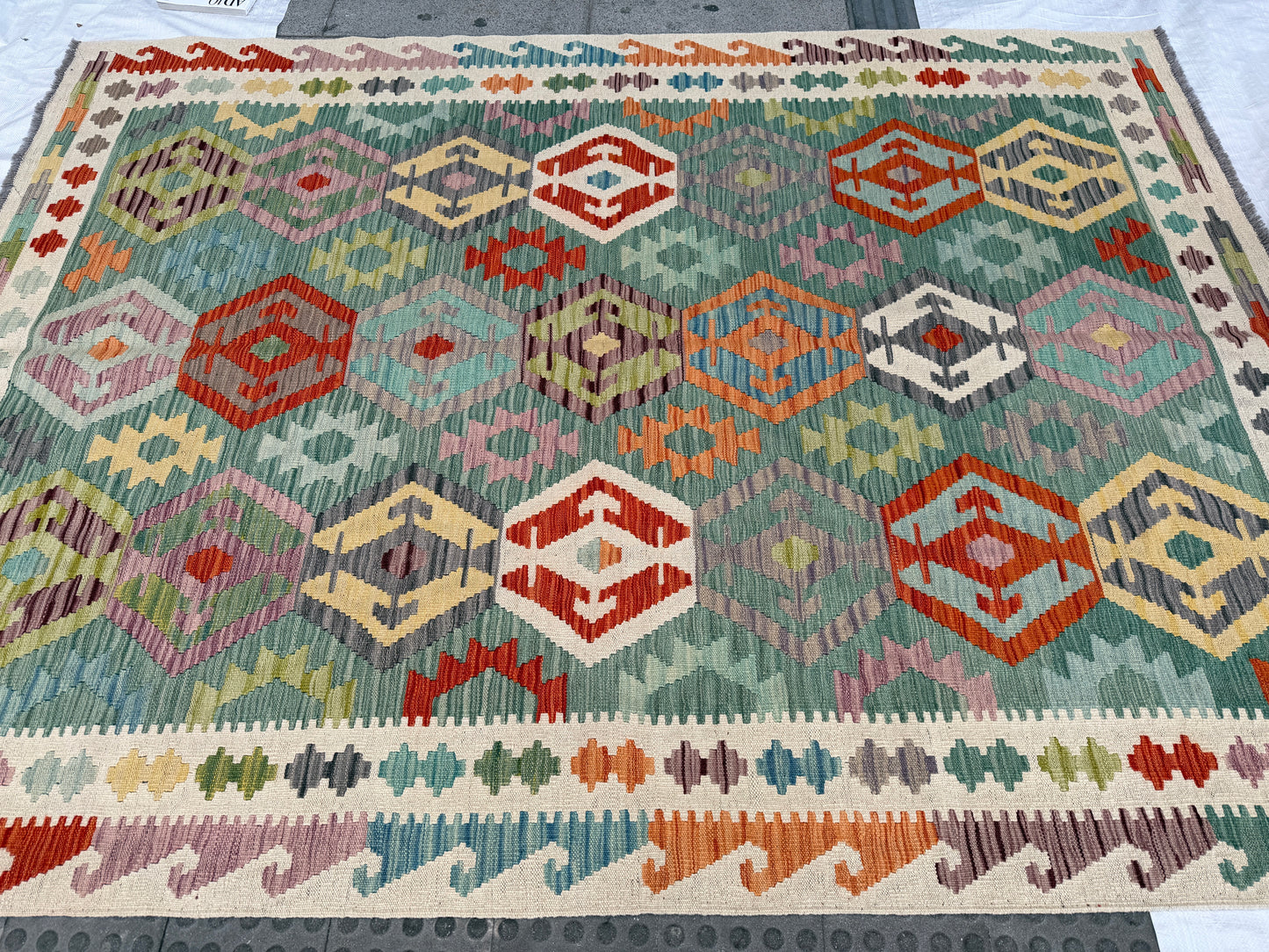 Classic Maimana Kilim 241x172cm
