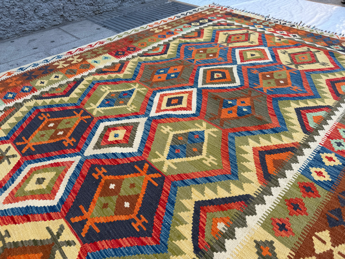 Afghan Maimana Kilim 300x210cm