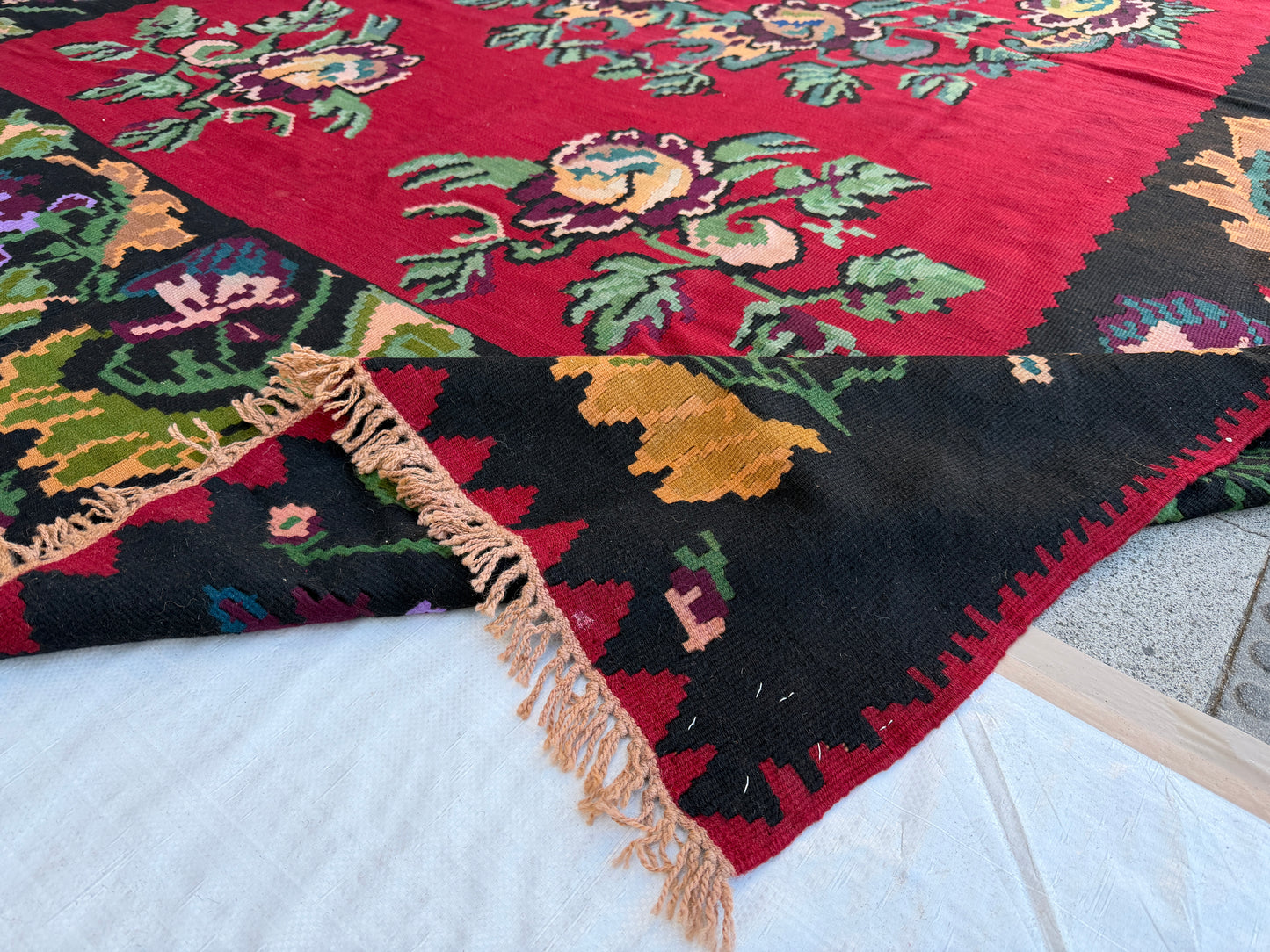 Floral Vintage Kilim 320x240cm